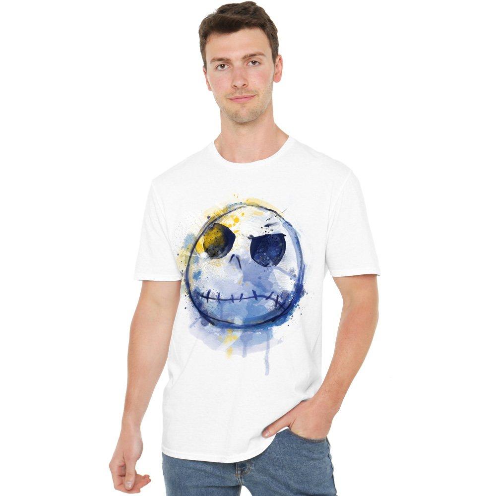 White - The Nightmare before Christmas - Painted Jack Skellington Mens T-Shirt White - 1