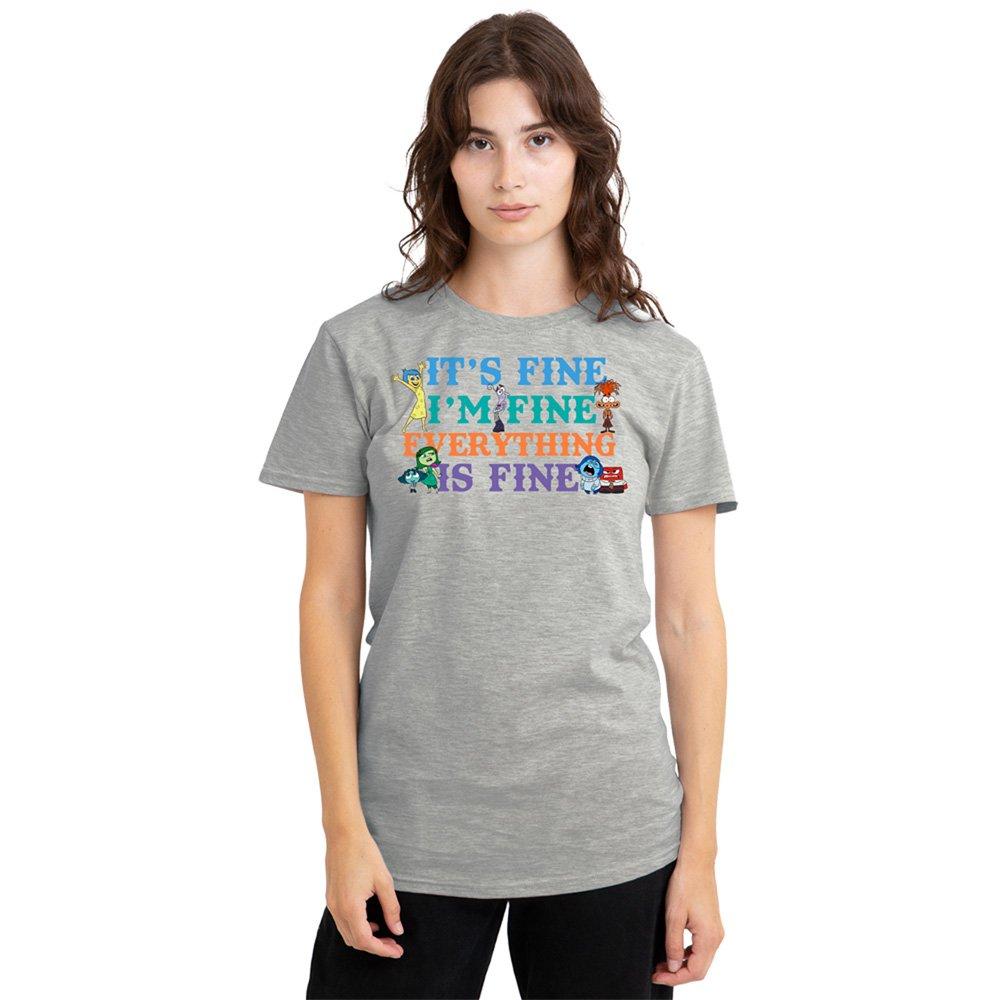 Grey - Disney - Inside Out 2 Joy Its Fine Im Fine T-Shirt - 1