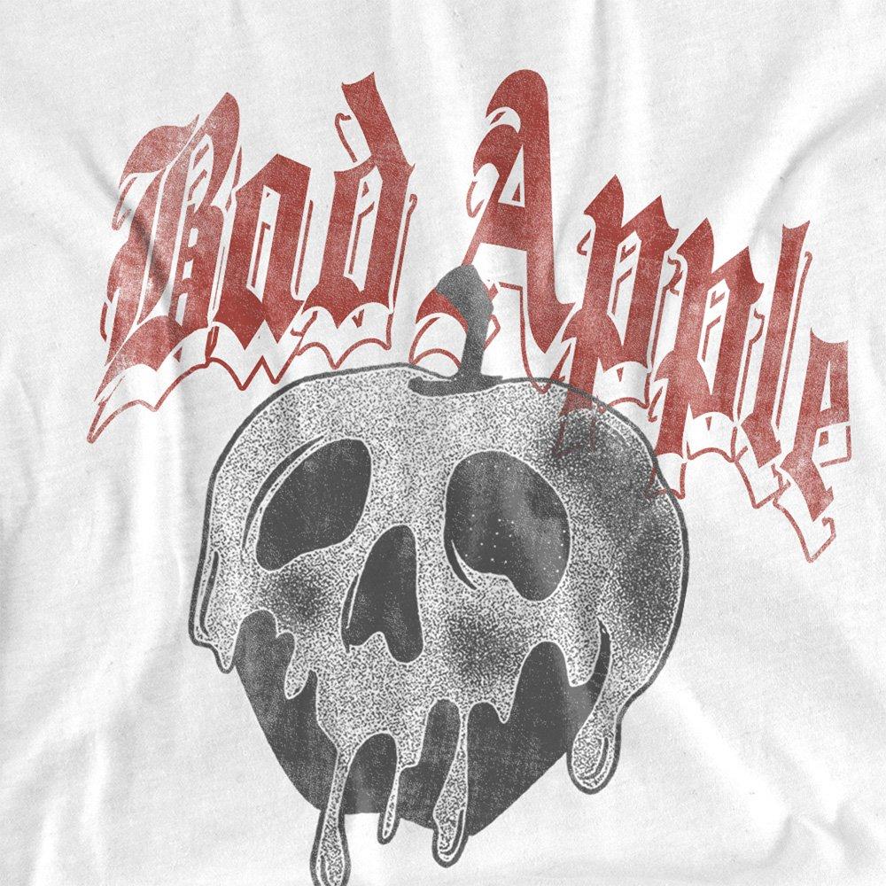 White - Disney - Snow White Bad Apple Skull Long Sleeve T-Shirt Wh - 2