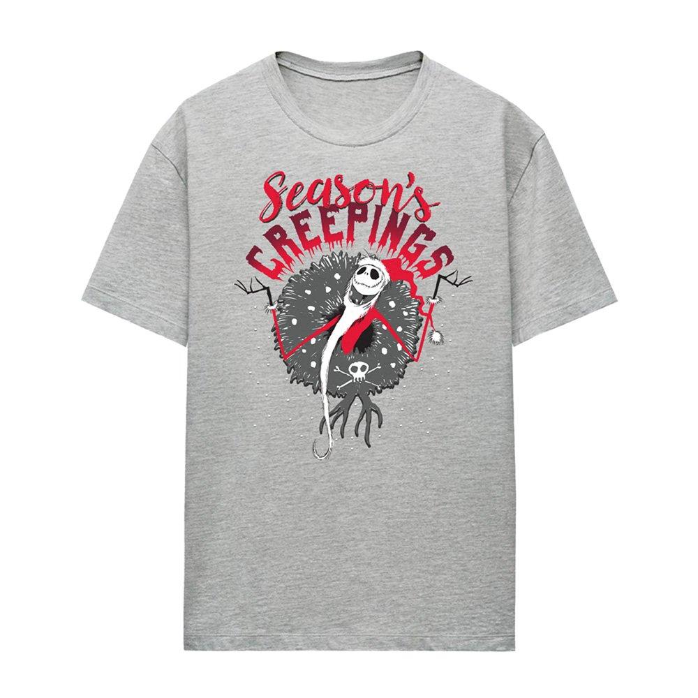 Light Grey - Disney - Nightmare Before Christmas Holiday Chills Tee Ath - 4