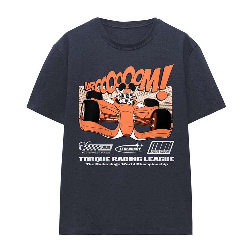 Navy - Disney - Mickey Mouse Racing Comic T-Shirt Deep Navy - 4