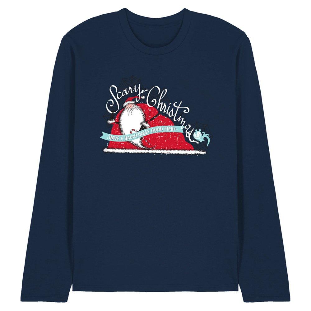 Navy - Disney - Nightmare Before Christmas Scary Christmas Long Sl - 1