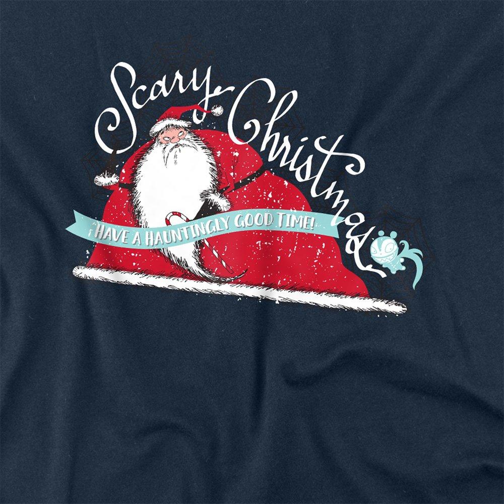 Navy - Disney - Nightmare Before Christmas Scary Christmas Long Sl - 2