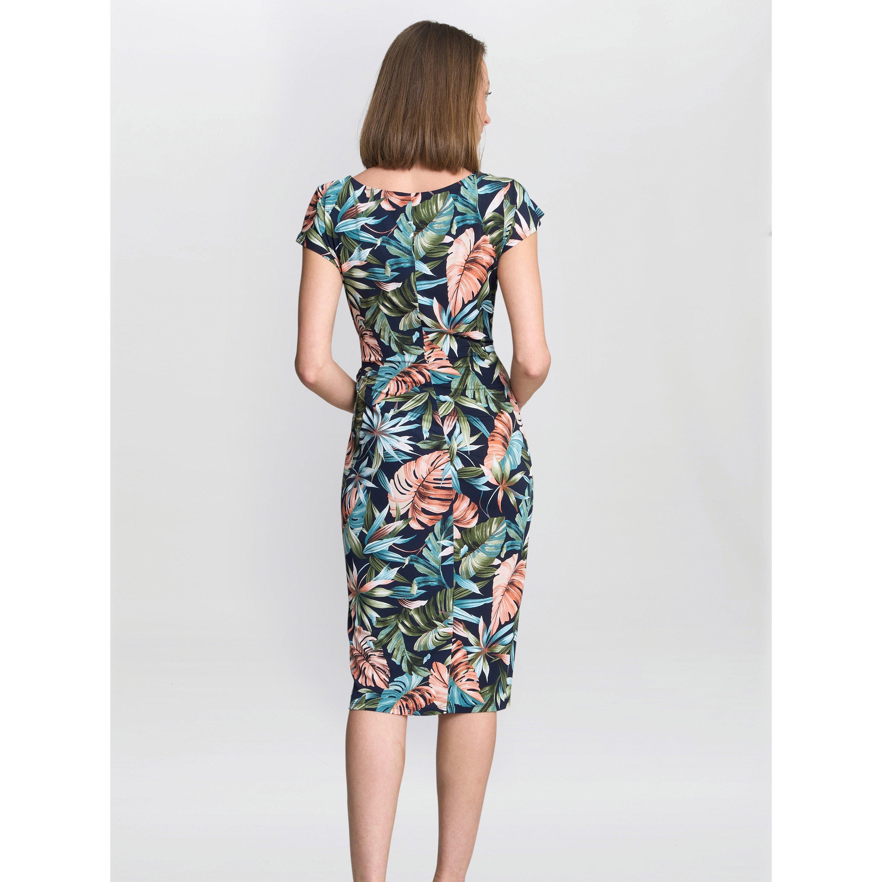 Multi - Gina Bacconi - Women's Marley Floral Print Shirt Dress - 2