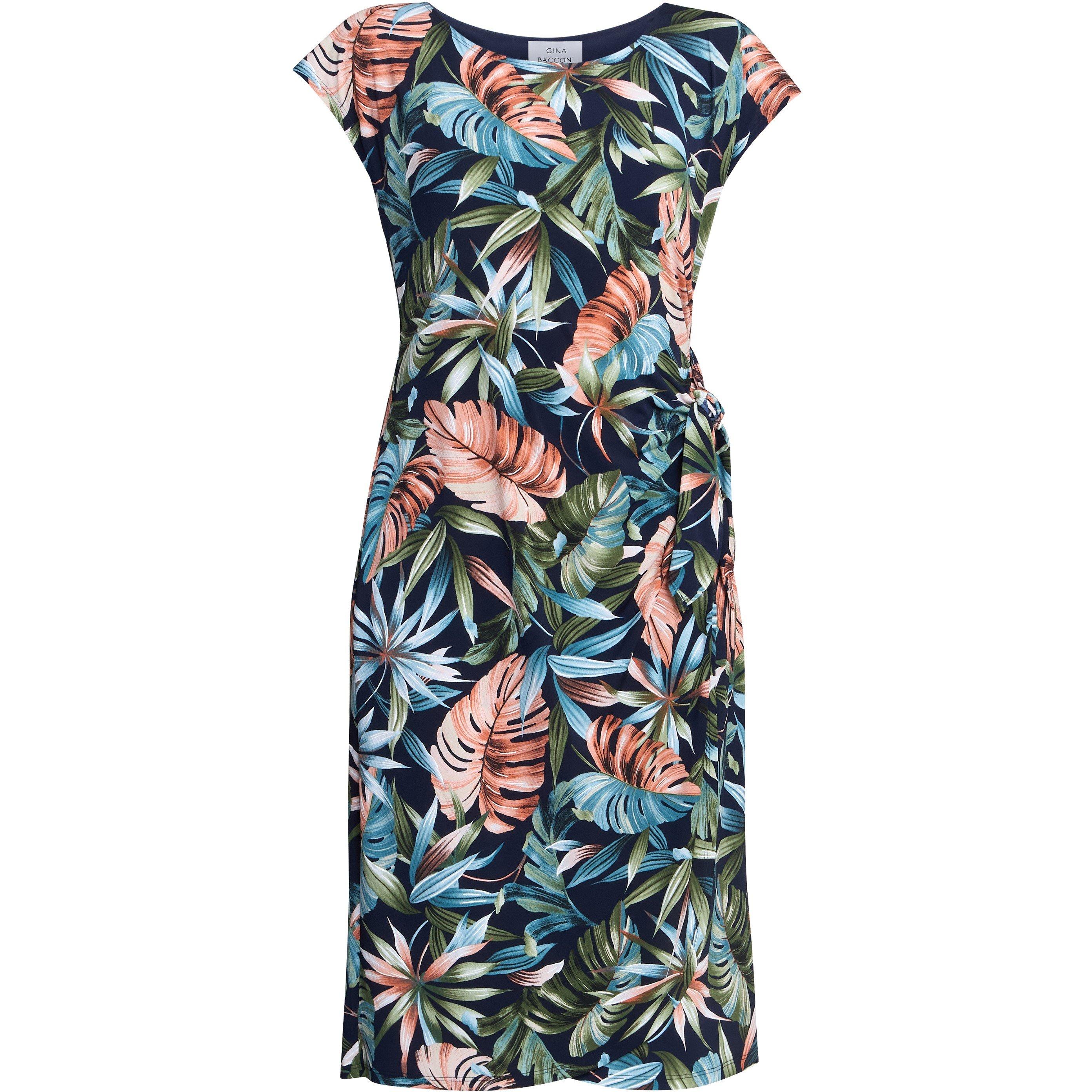 Multi - Gina Bacconi - Women's Marley Floral Print Shirt Dress - 4