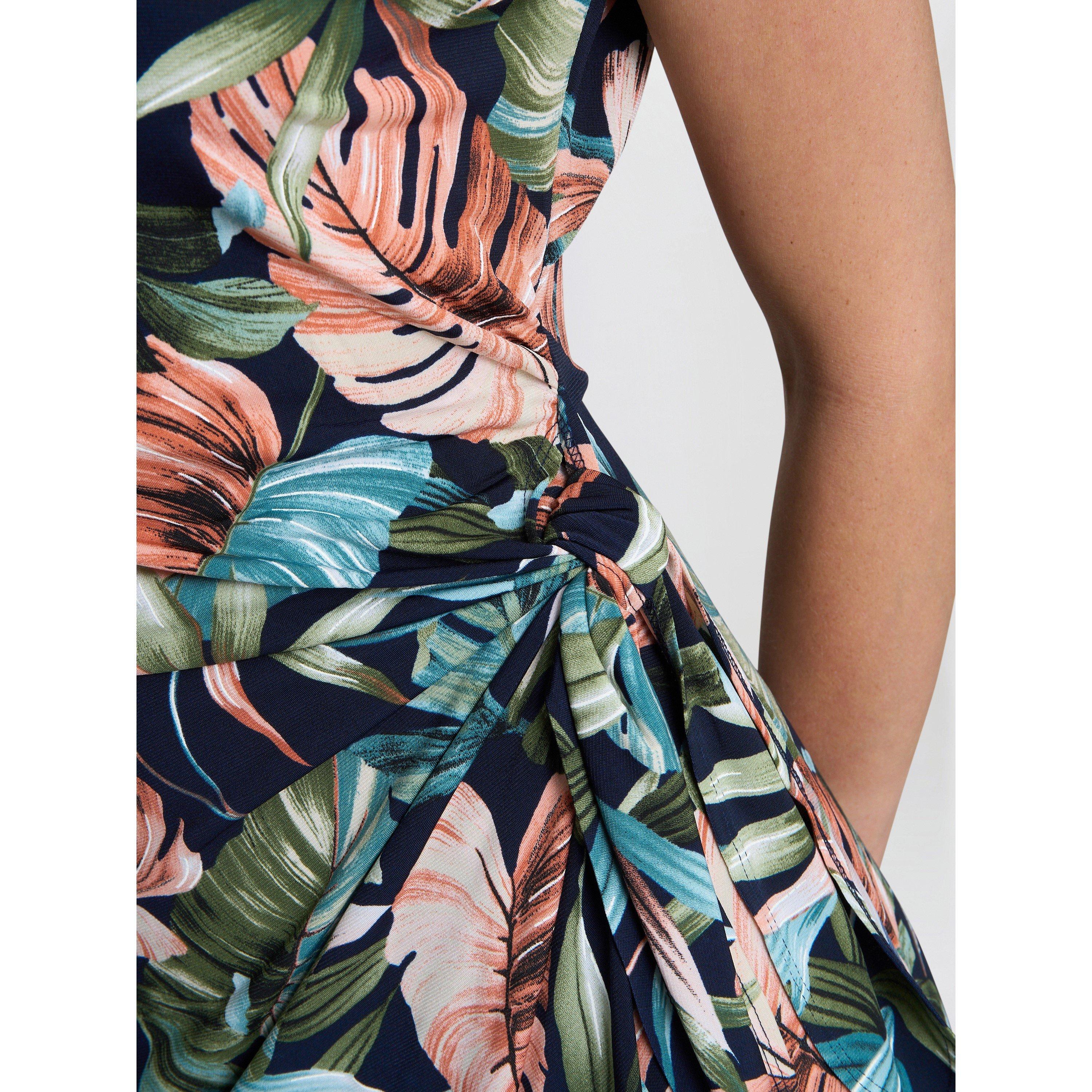 Multi - Gina Bacconi - Women's Marley Floral Print Shirt Dress - 5