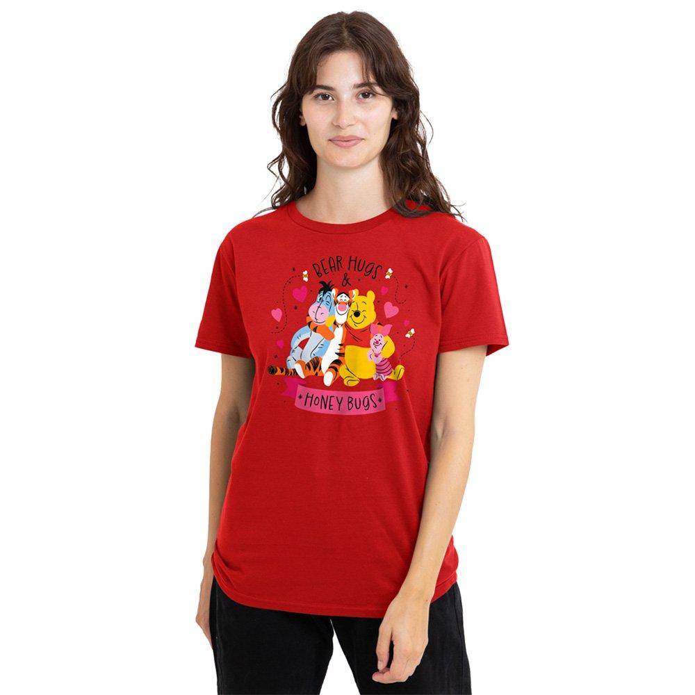 Red - Disney - Winnie The Pooh Bear Hugs T-Shirt Red - 1