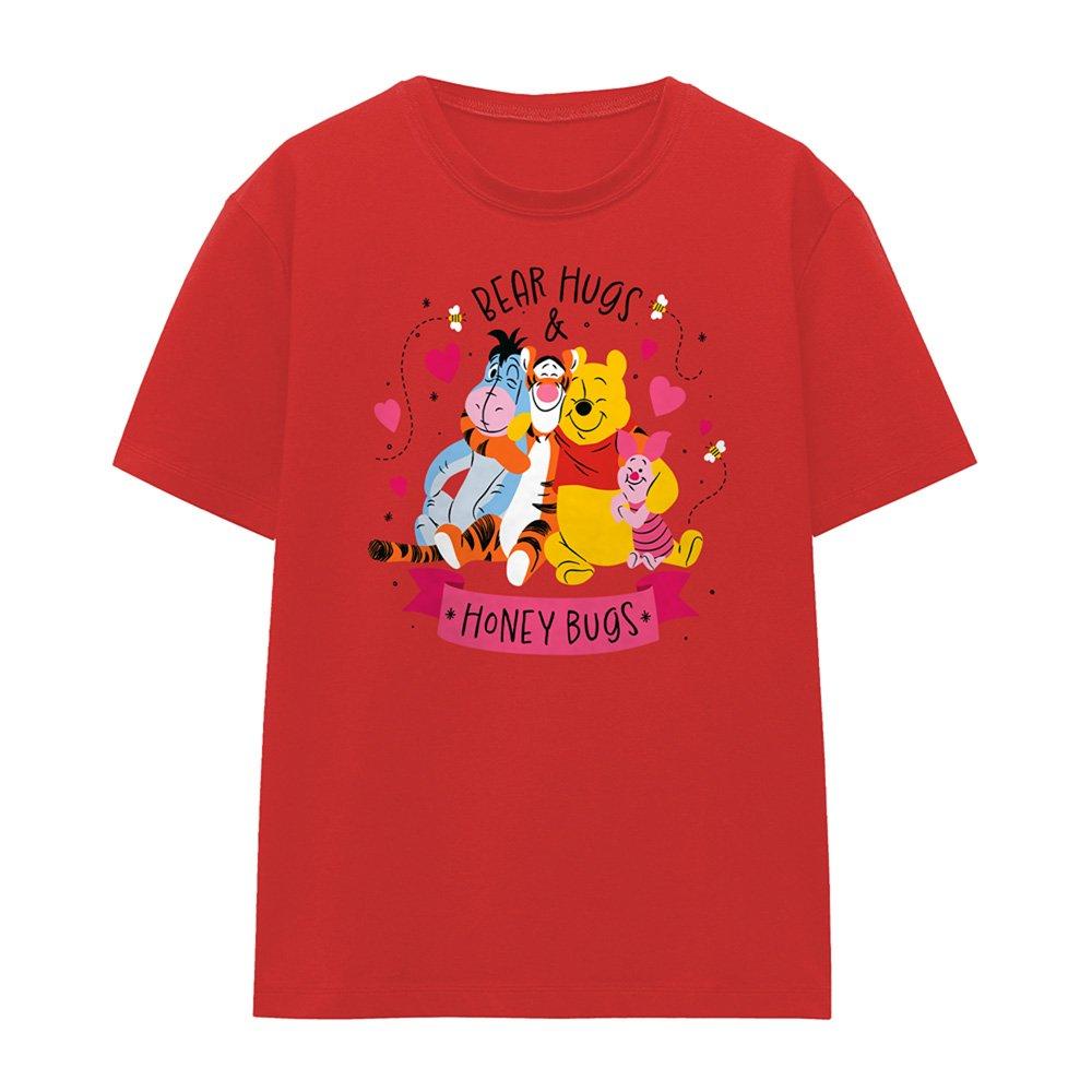 Red - Disney - Winnie The Pooh Bear Hugs T-Shirt Red - 4