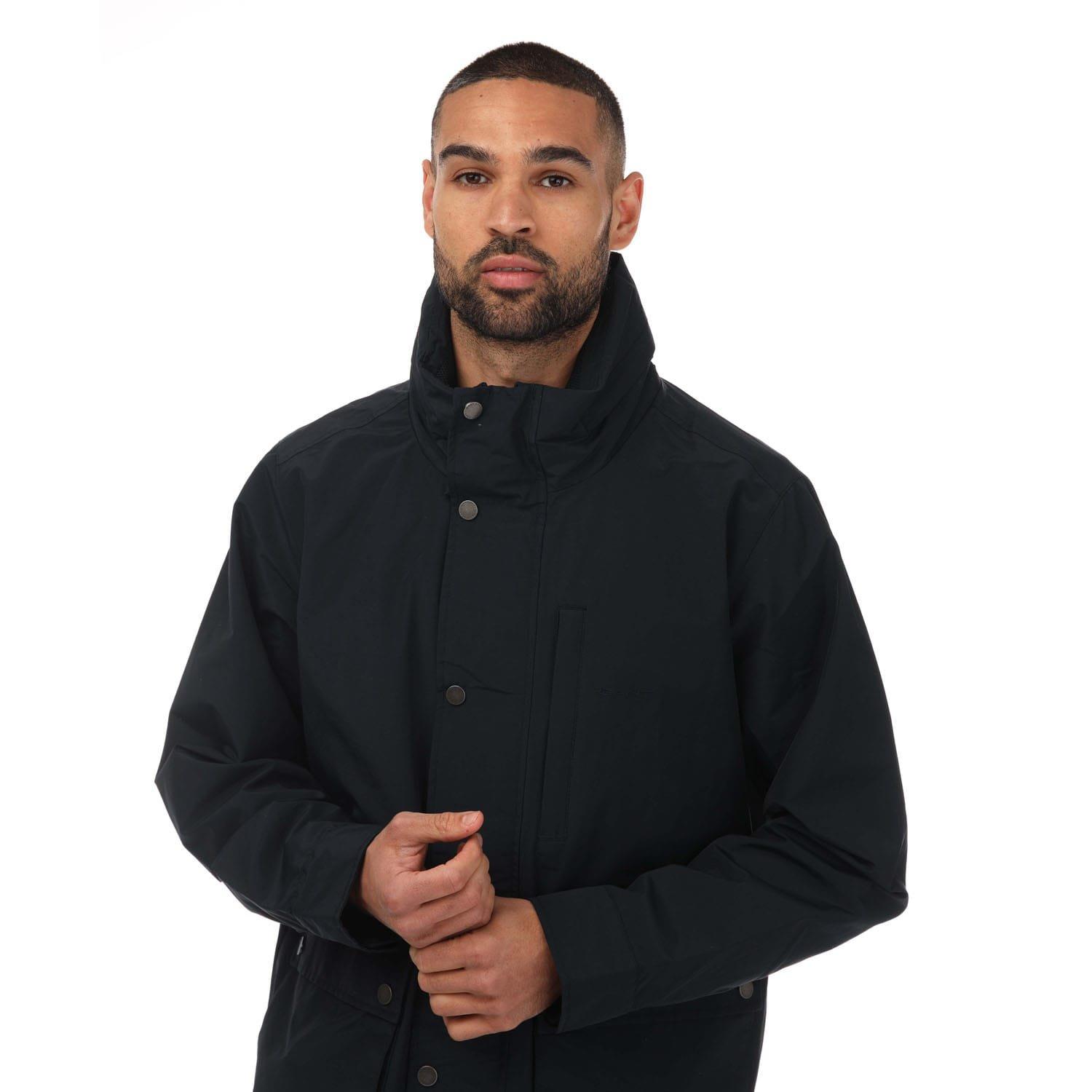 Navy - Gant - Men's Lightweight Mist Navy Water-Resistant Softshell Jacket - 3