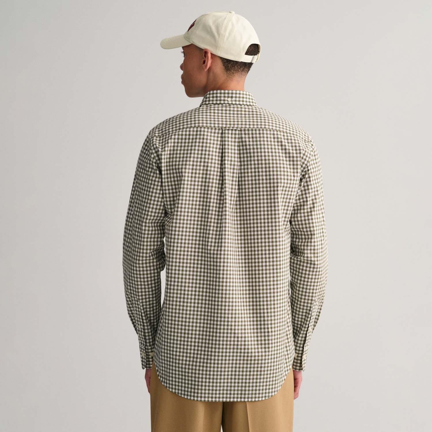 Green - Gant - Regular-Fit Classic Gingham Poplin Shirt - 2
