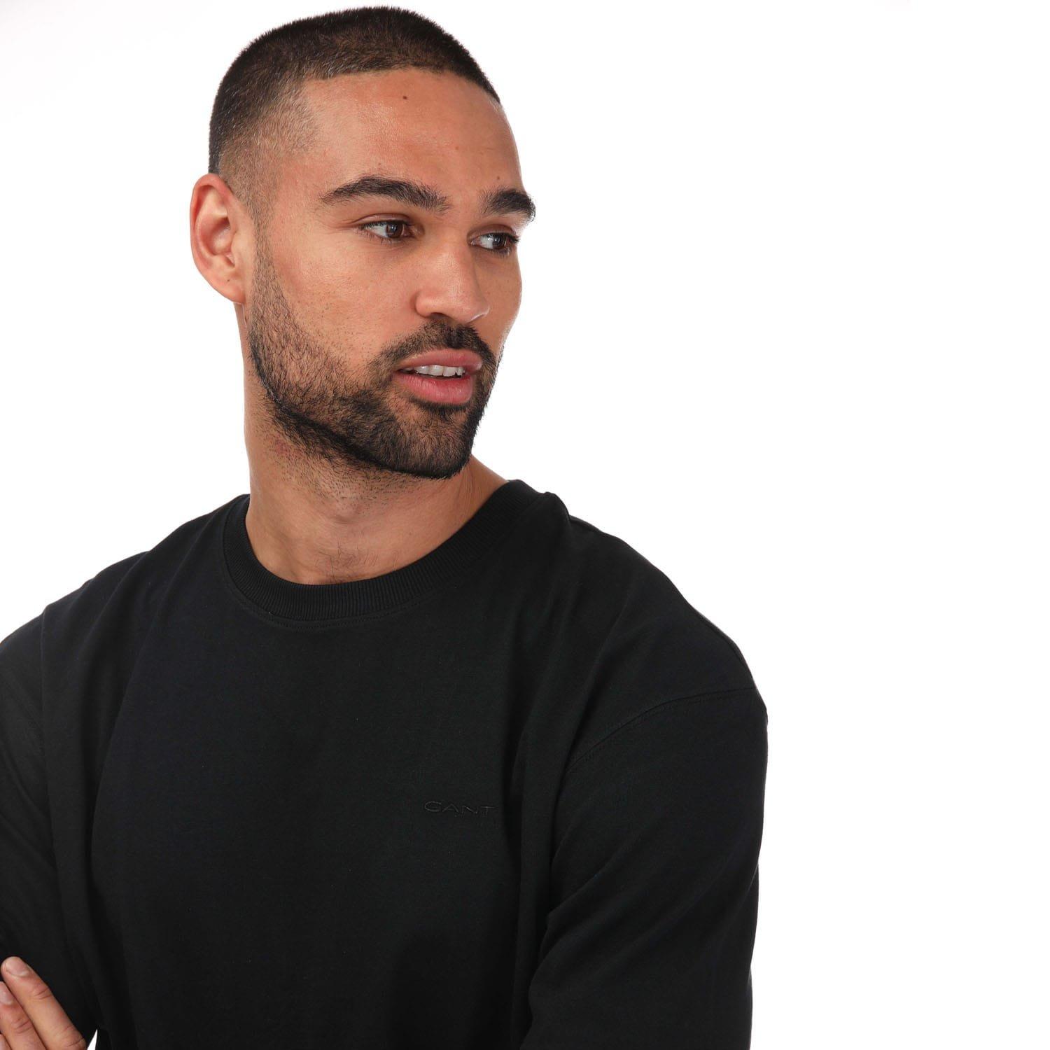 Black - Gant - Icon T-Shirt - 3