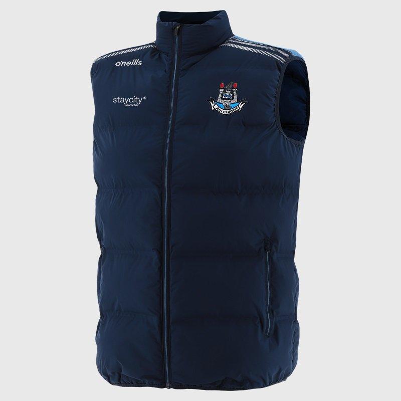 Marn/Sky/Wht - ONeills - Dynamo Dublin Padded Thermal Sleeveless Gilet - 1