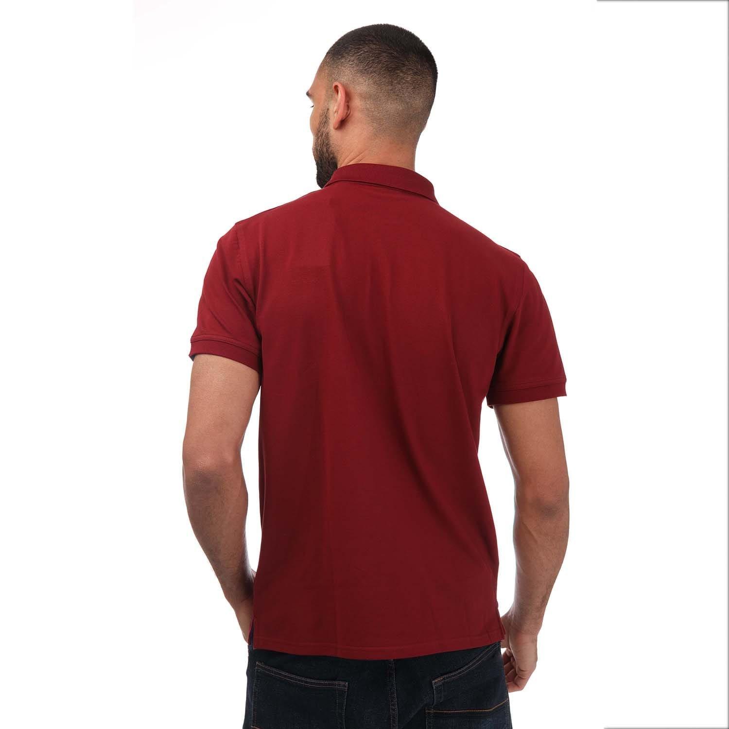 Red - Gant - Contrast Pique Polo - 2