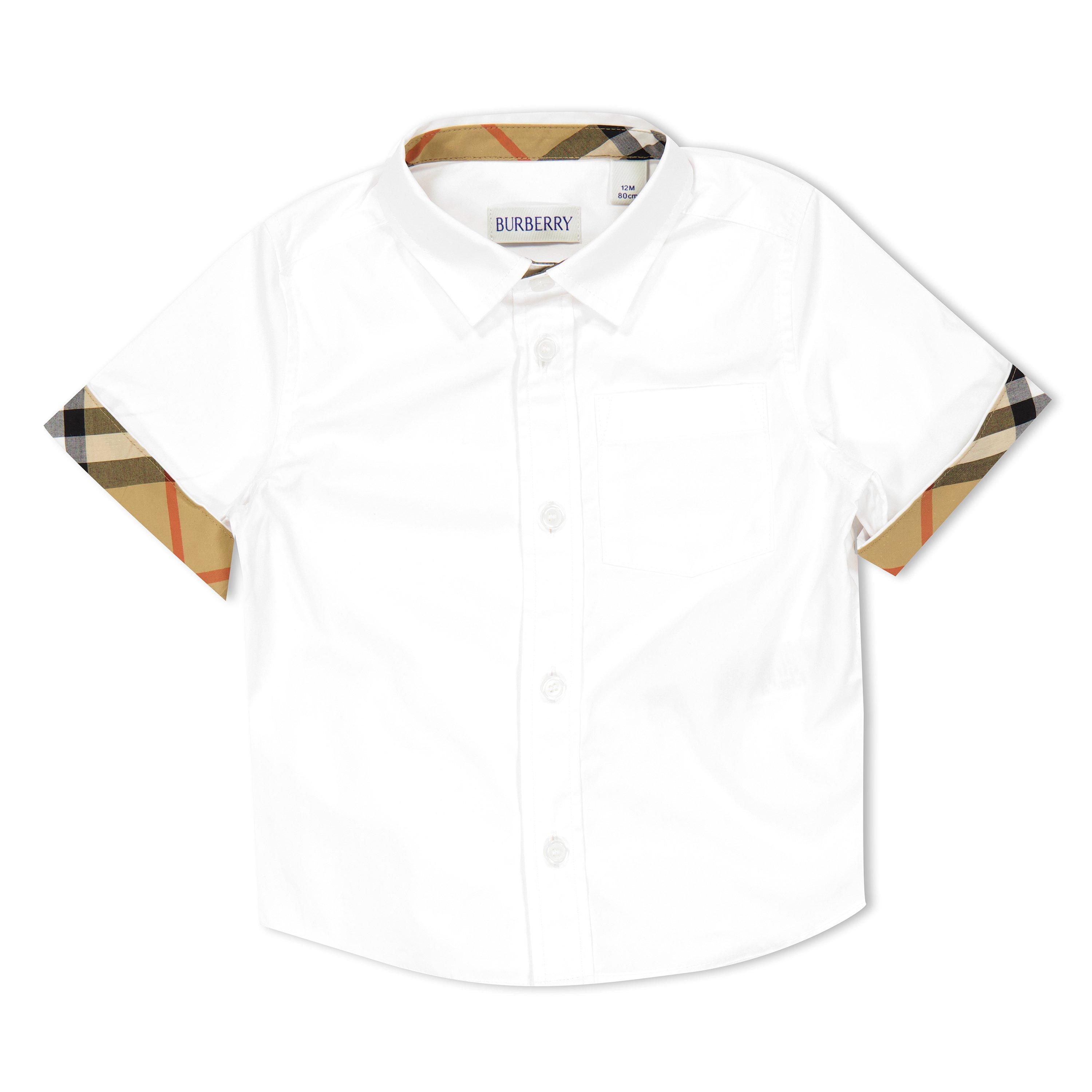 Burberry Kids' Oxford Short Sleeve Shirt | Cruise Fashion