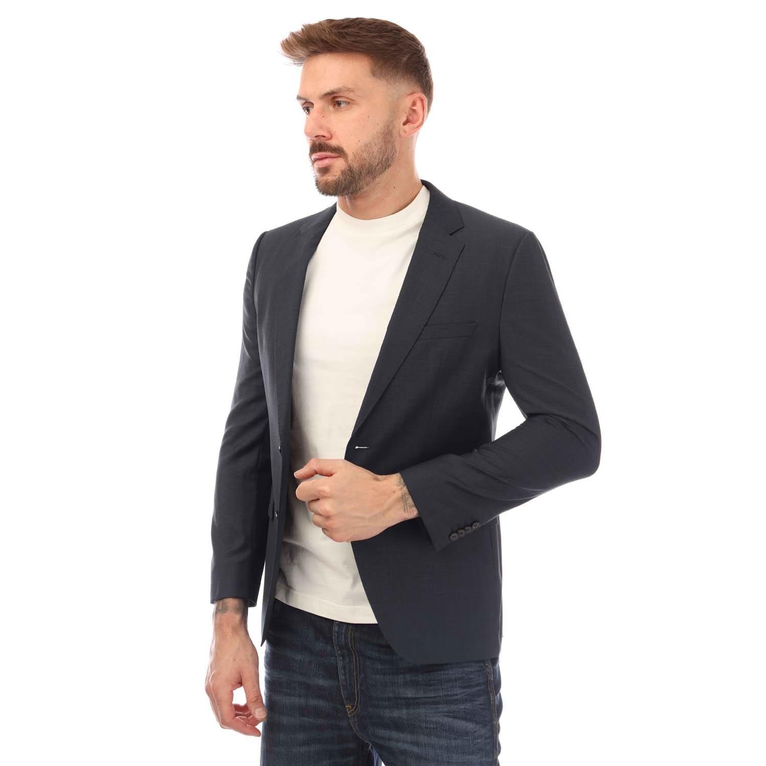 Dark Blue - Hugo - Jeffery202 Blazer Jacket - 1