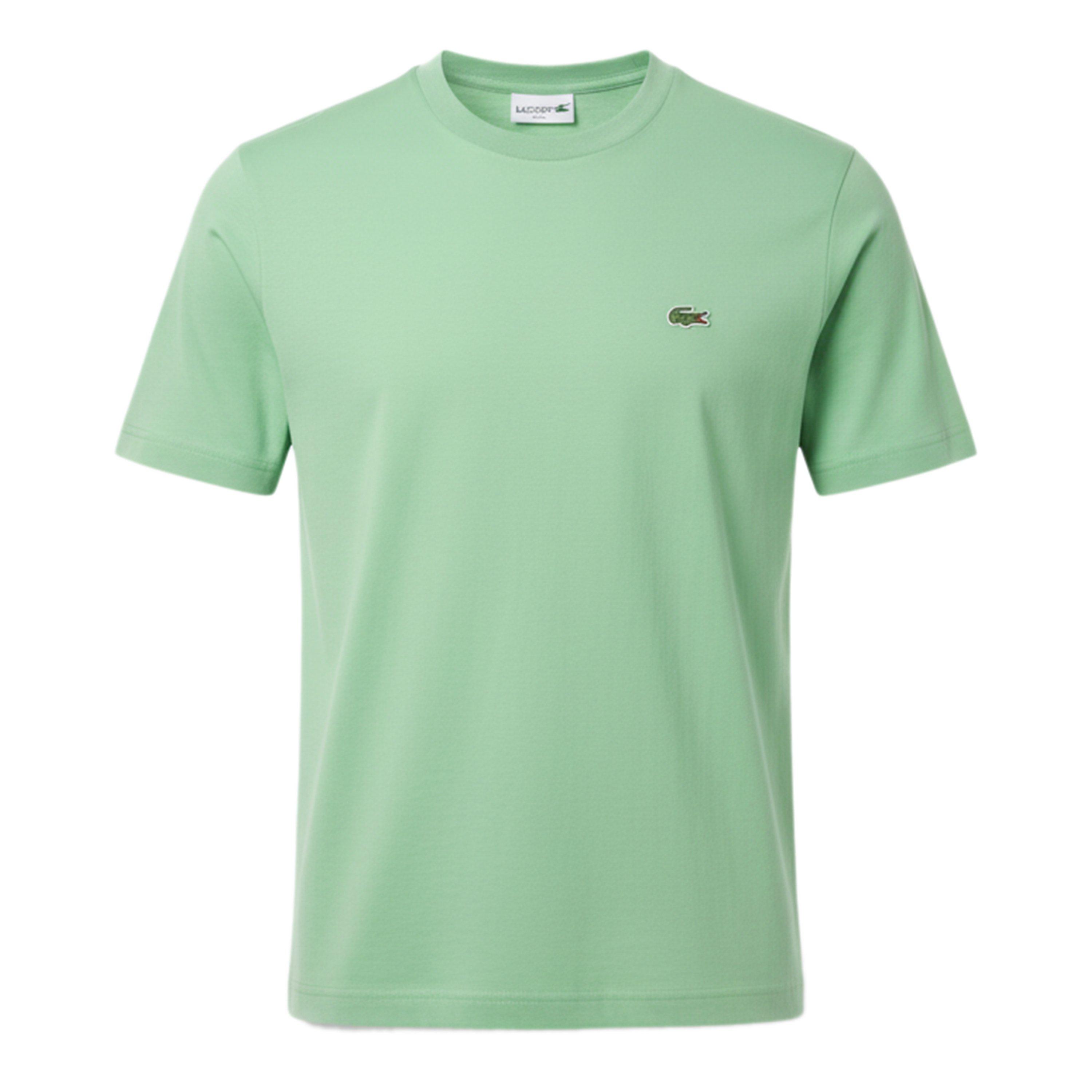 Green - Lacoste - Cotton-T-Shirt - 1