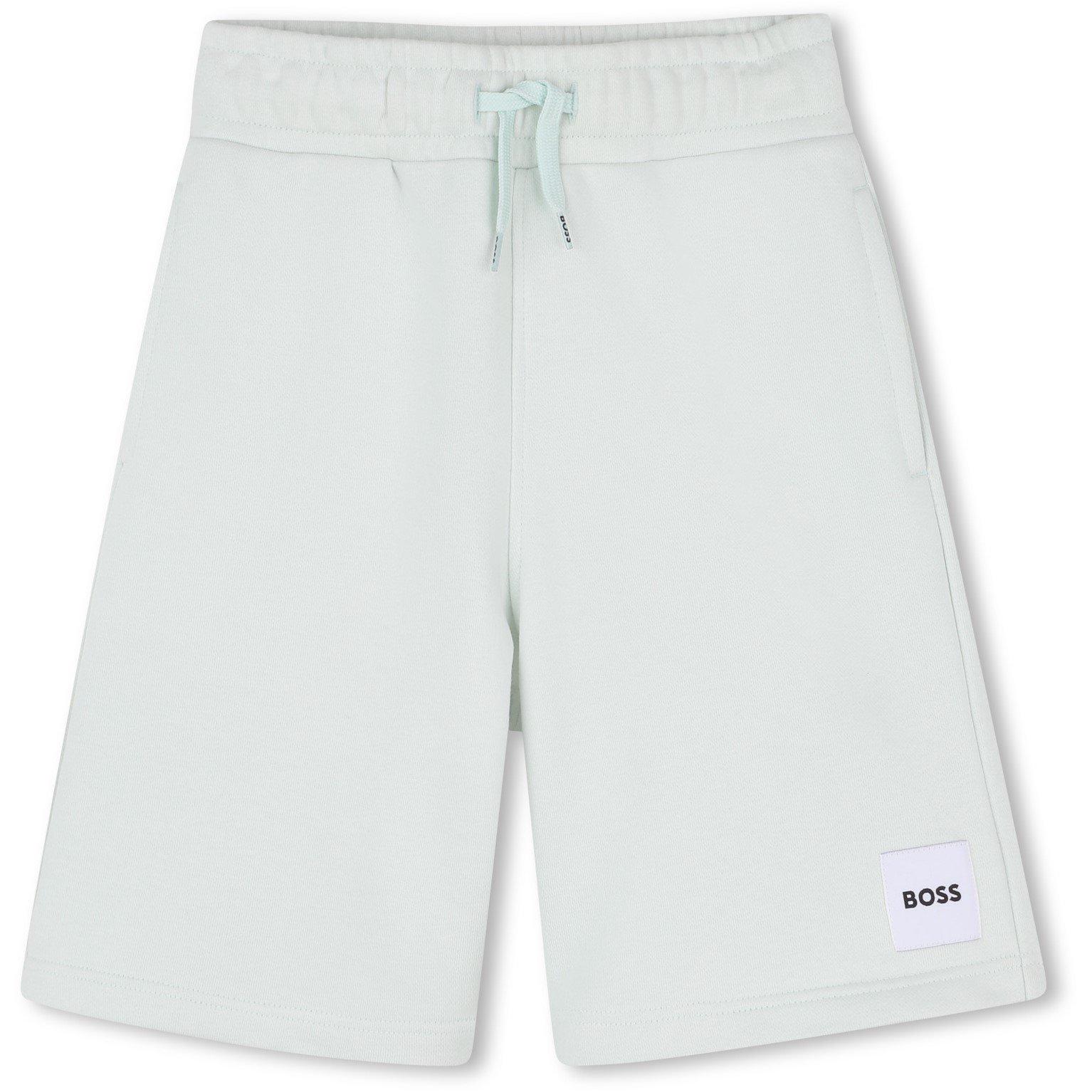 Boss Boys Kids' Chino Shorts - Light Green - 8Y