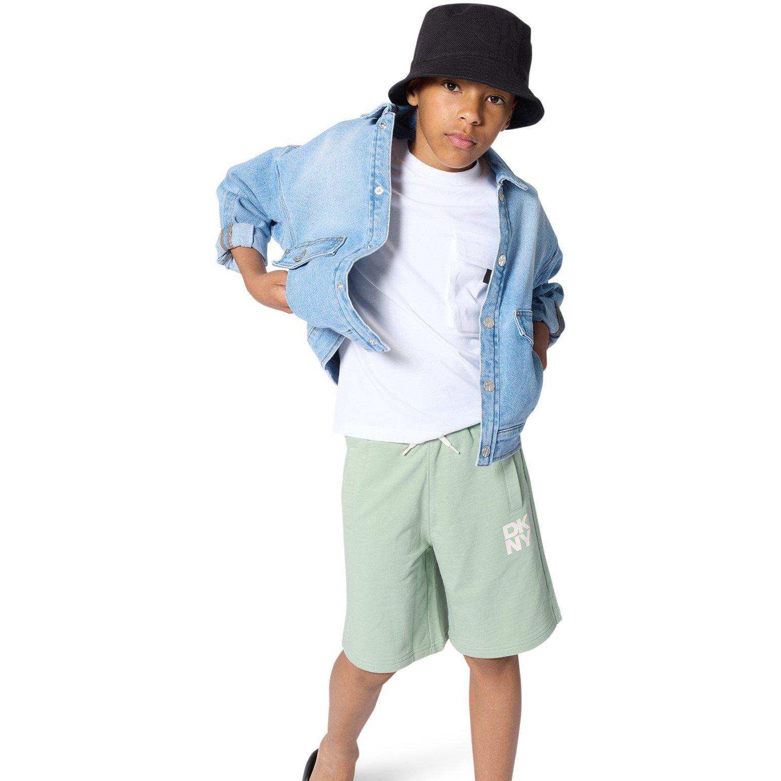 Green - DKNY - DKNY Bermuda Shorts Jn63 - 4