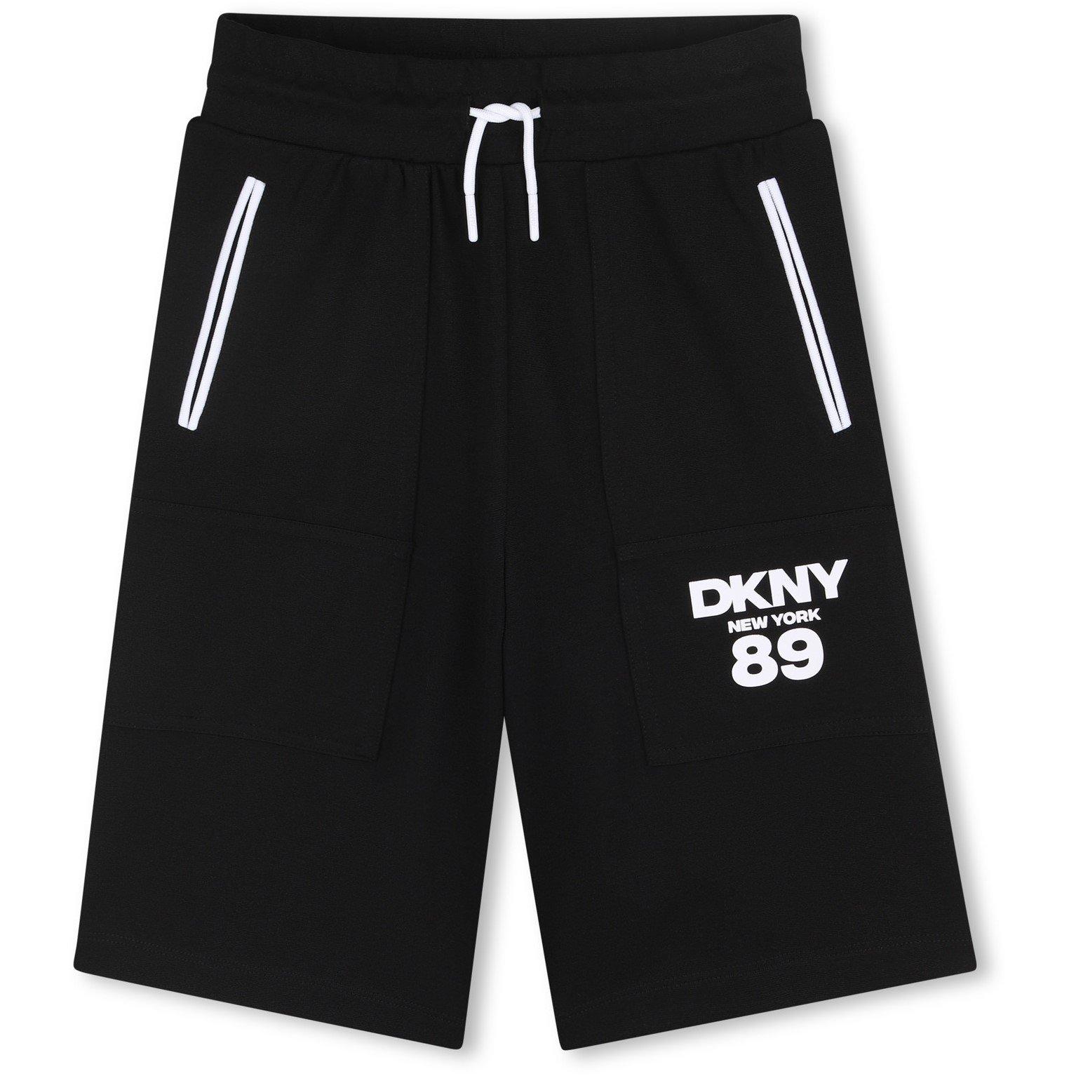 Black - DKNY - Unisex Kids' Chino Shorts - 1