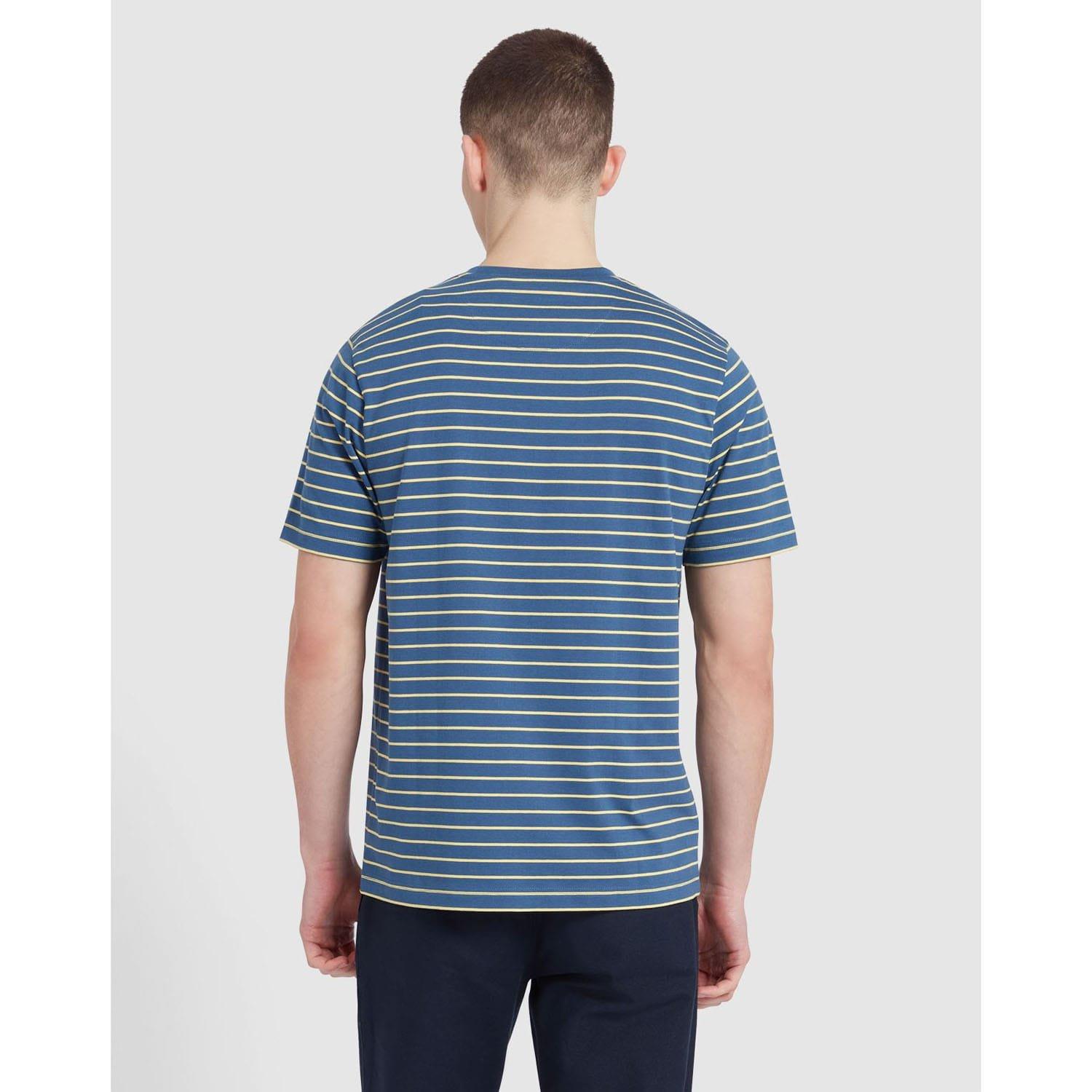 Grey - Farah - Oakland Stripe T-Shirt - 2