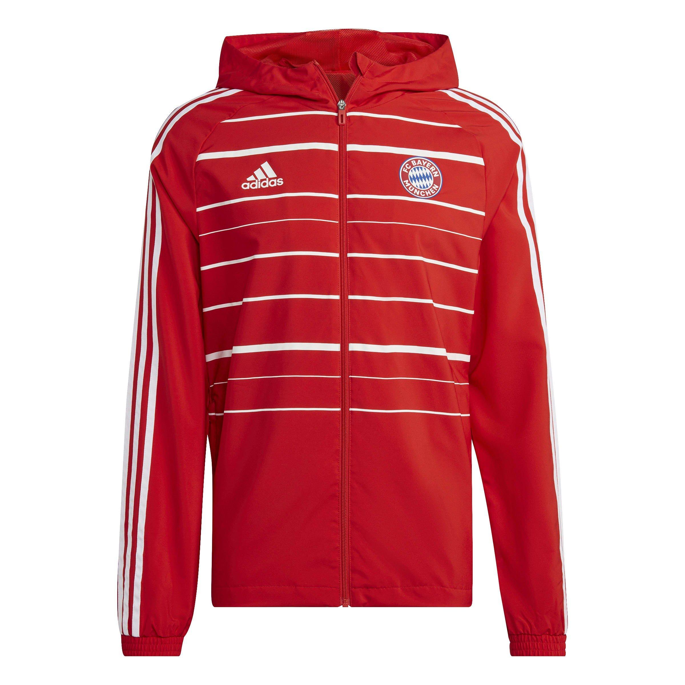 adidas Men's DNA Windbreaker Bayern Munich 2022-23 Recycled Softshell Jacket