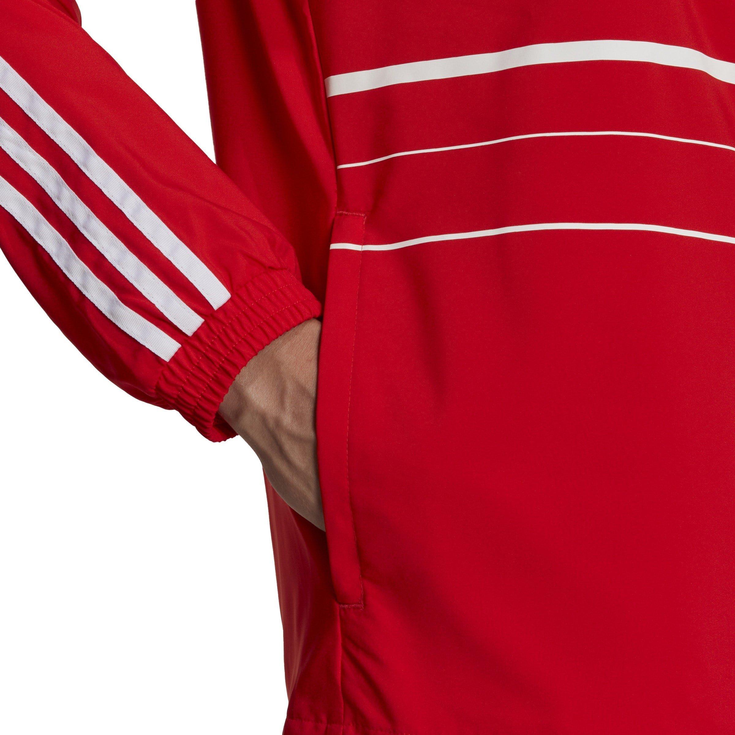 Red - adidas - Men's DNA Windbreaker Bayern Munich 2022-23 Recycled Softshell Jacket - 6