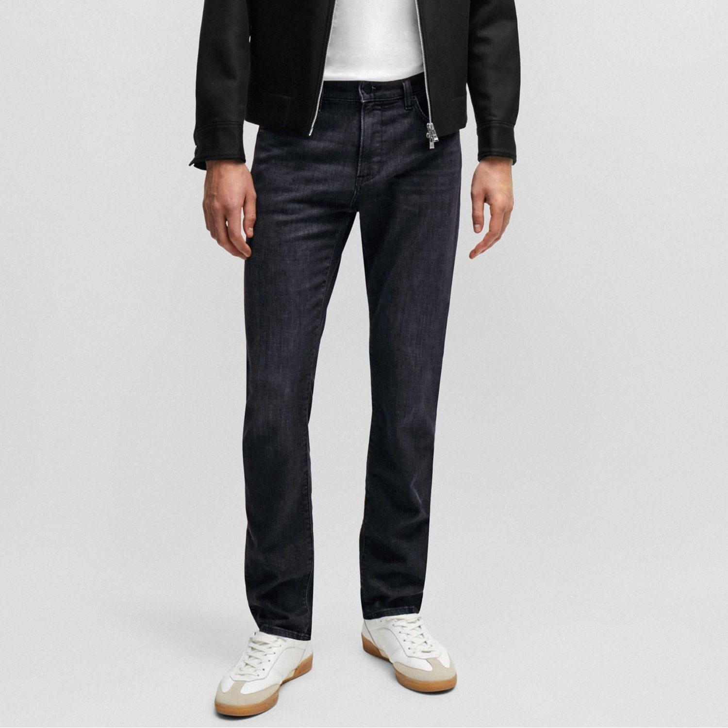 Charcoal - Boss - Delaware3-1 Slim-Fit Jeans - 1