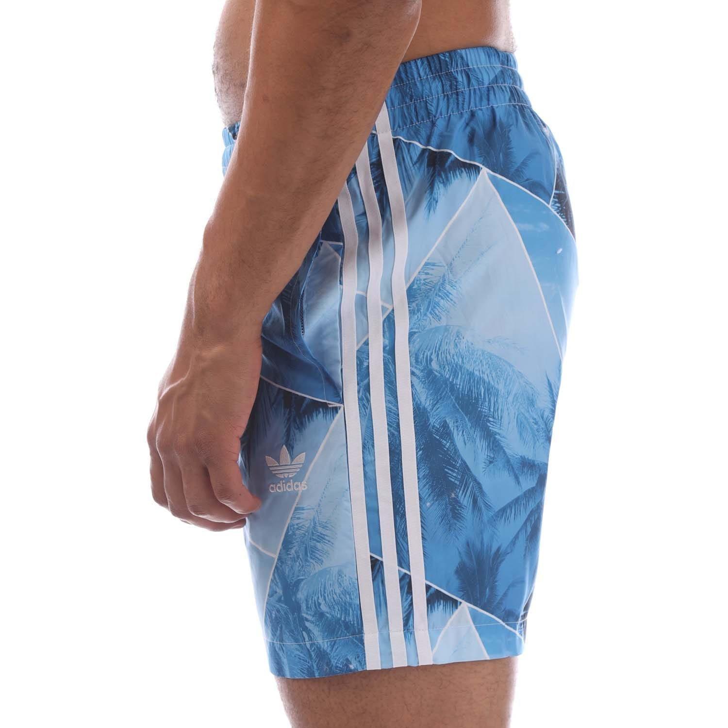 Navy - adidas Originals - Palm Swim Shorts - 2