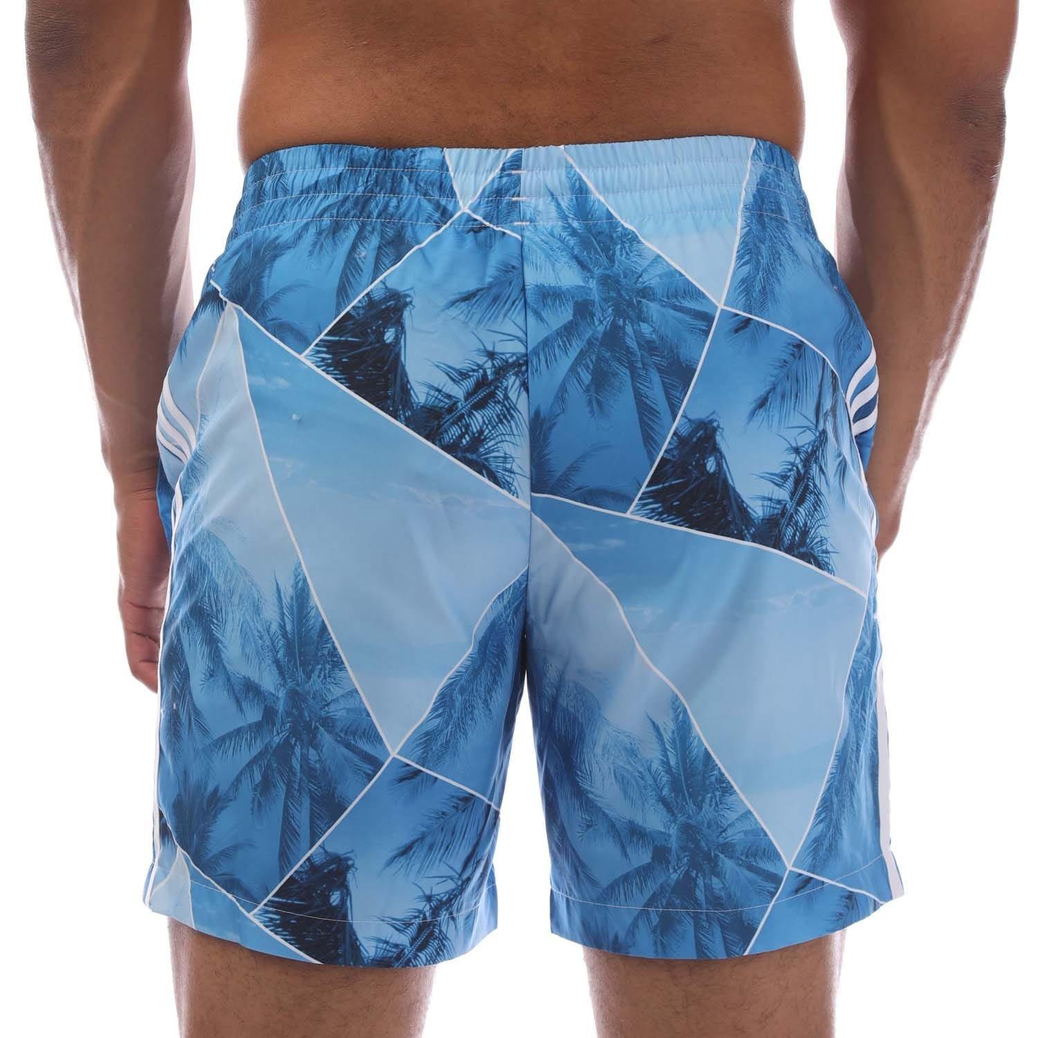 Navy - adidas Originals - Palm Swim Shorts - 3