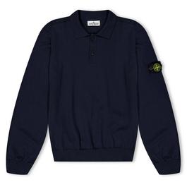 Stone Island Knitted Polo Shirt Juniors