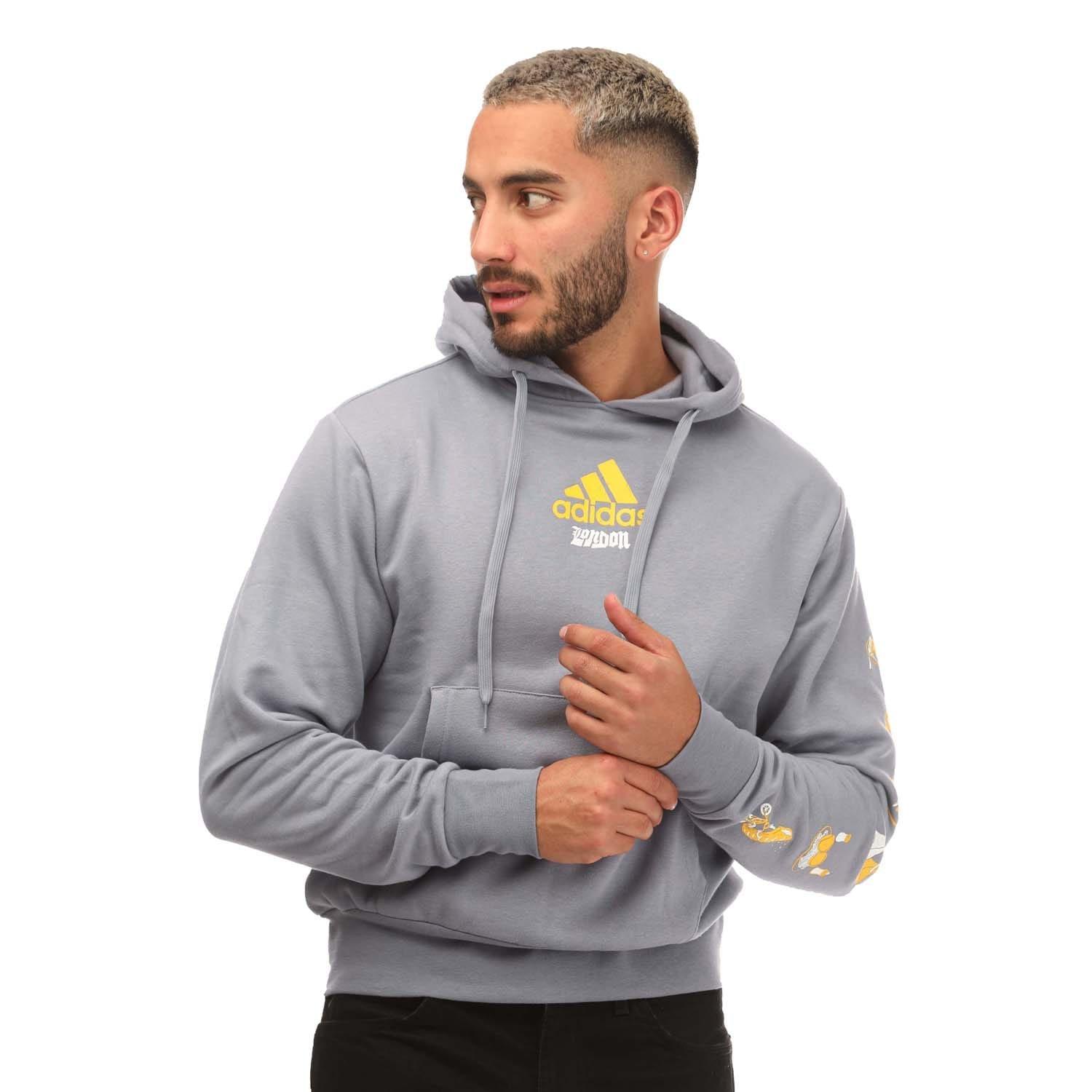 Violet - adidas - Men's Graphic Crew Sweatshirt - 2