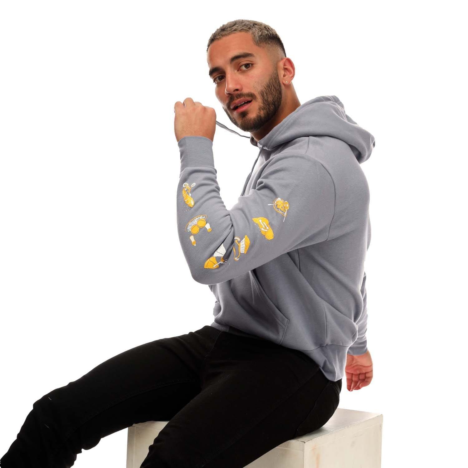 Violet - adidas - Men's Graphic Crew Sweatshirt - 5