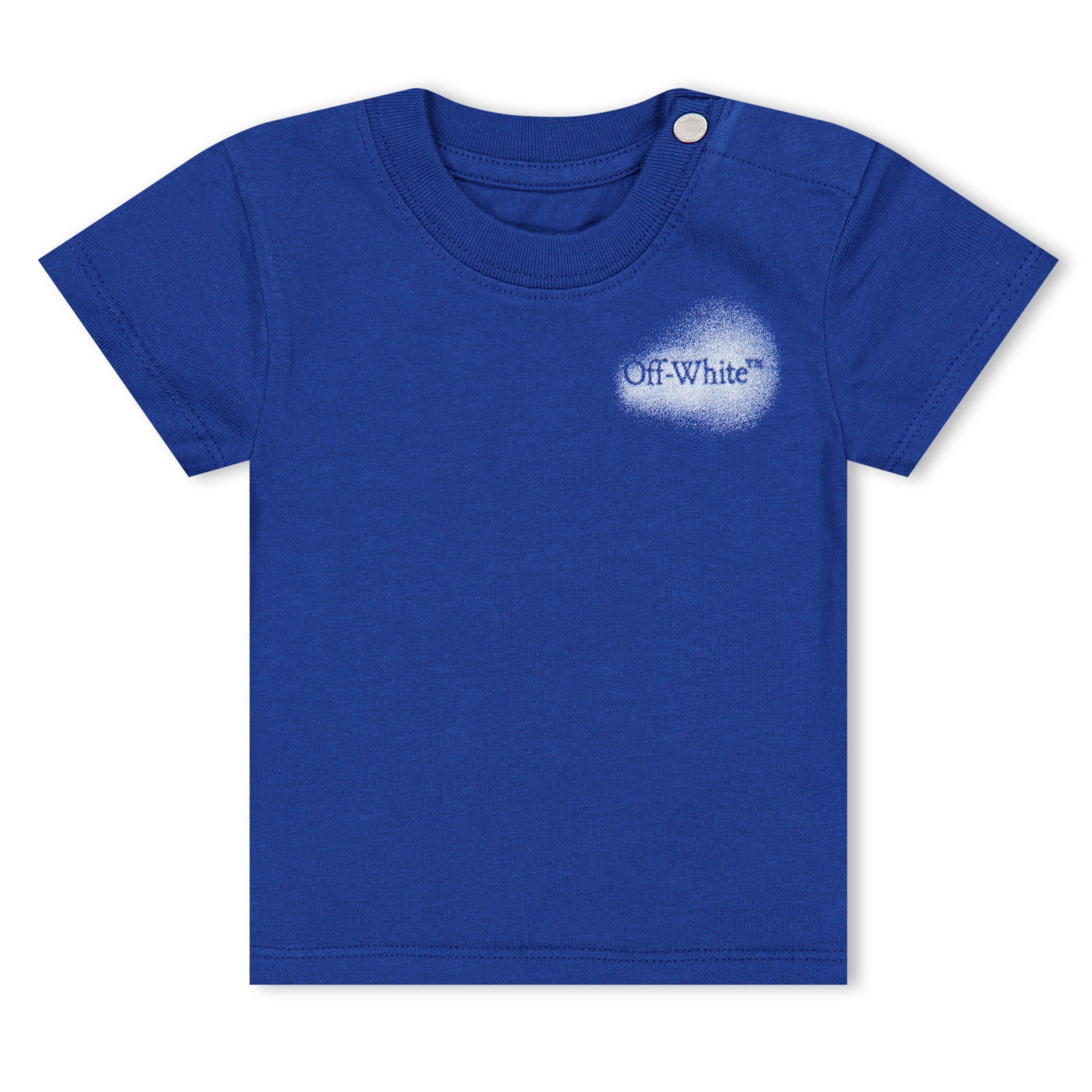 Blue 4501 - Off White - Kids Spray T-Shirt for Infants - 1