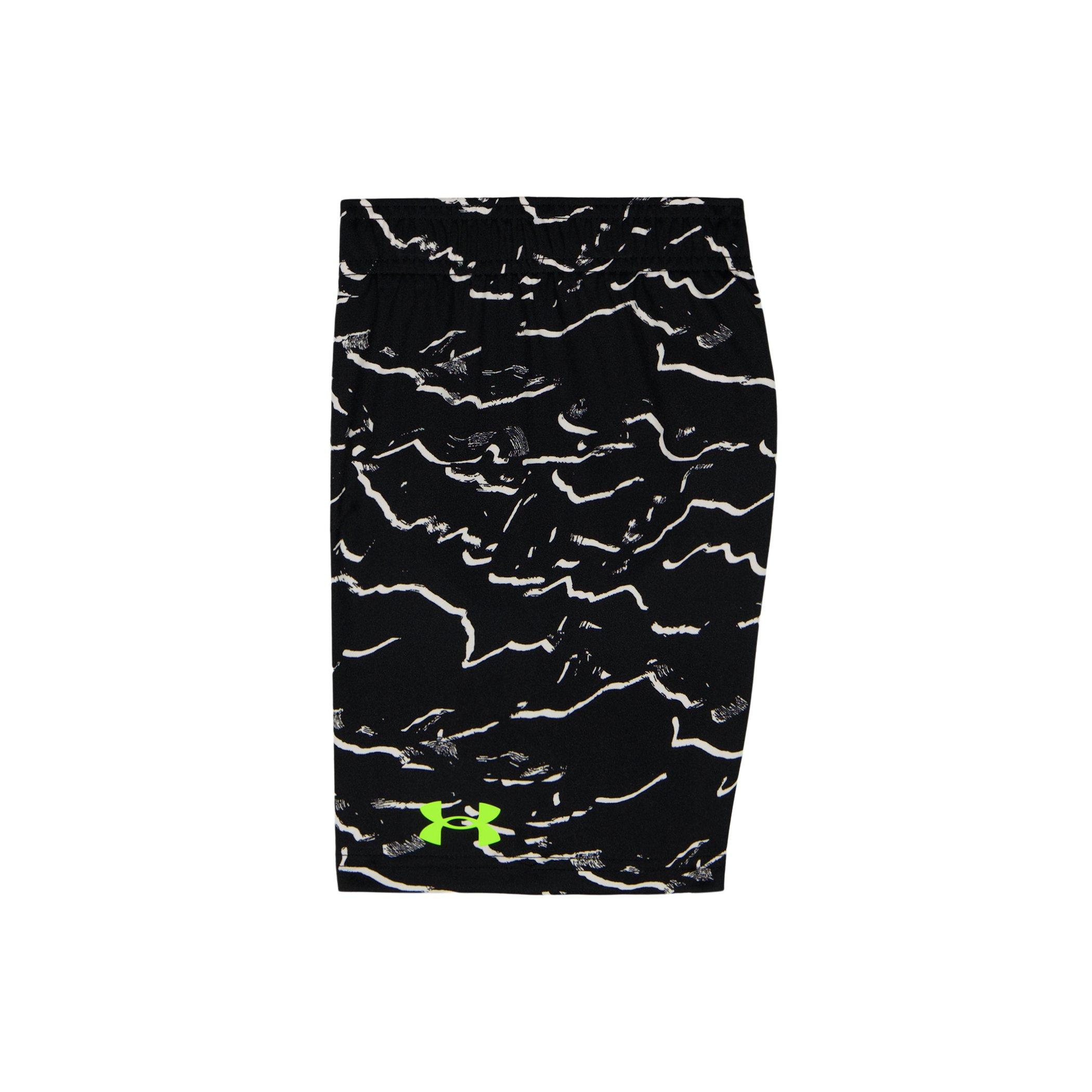 Black/Neon - Under Armour - Kids' Pack Tech T-Shirt - 4