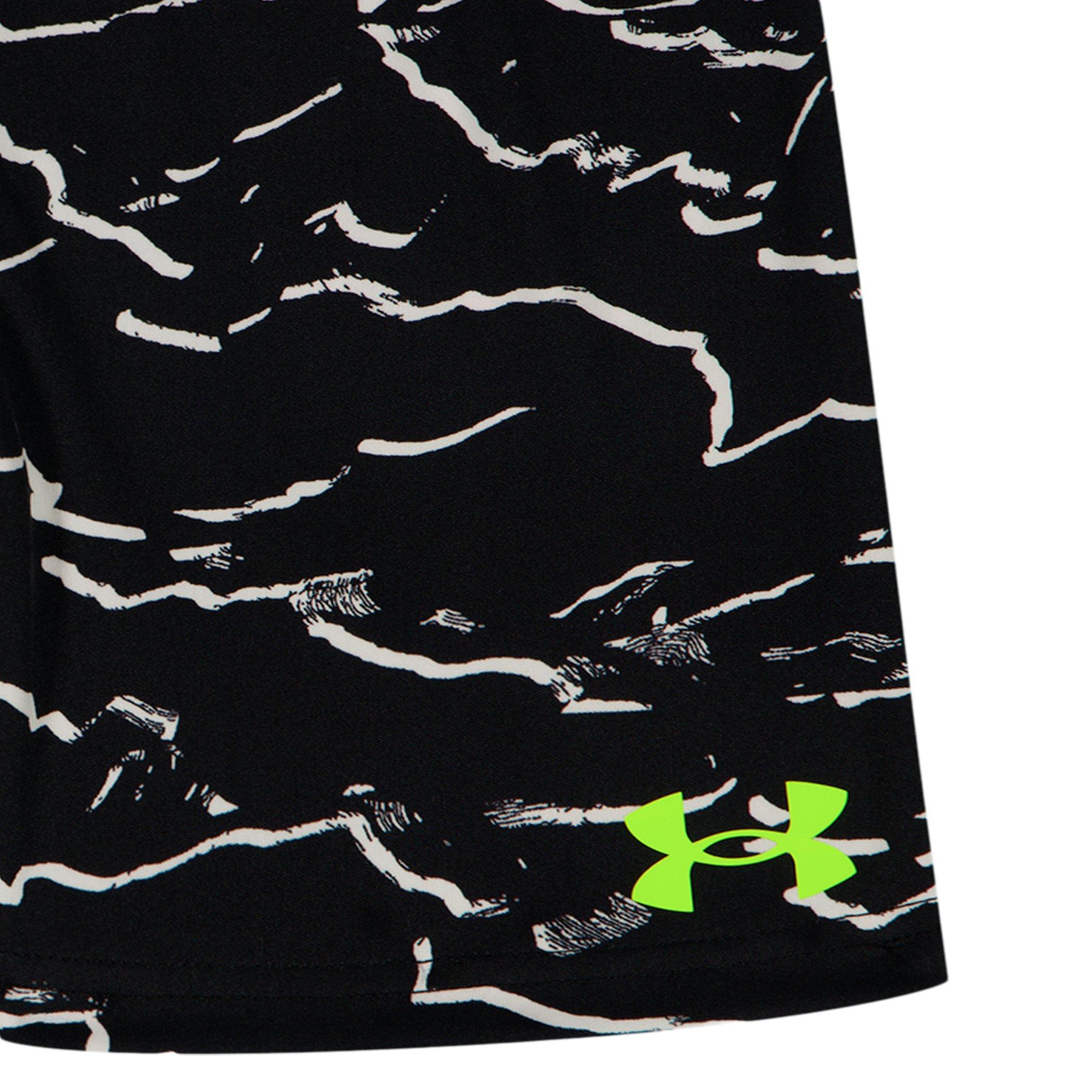 Black/Neon - Under Armour - Kids' Pack Tech T-Shirt - 5