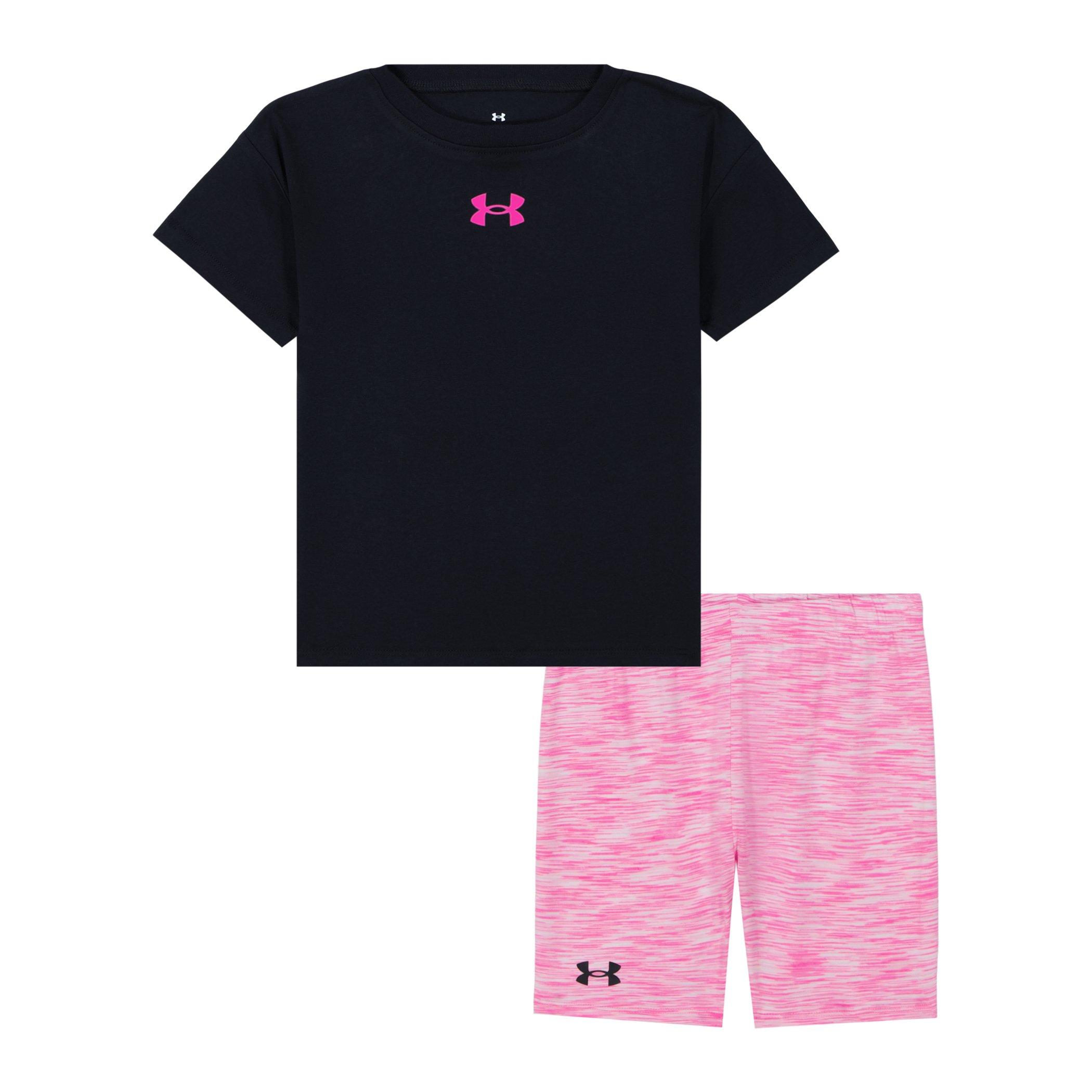 Black - Under Armour - Kids' Top and Shorts Set - 1
