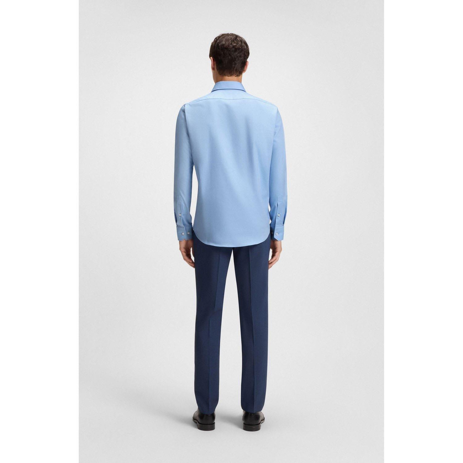 Light Blue - Boss - H-Joe-Spread-C1-222 Shirt - 2