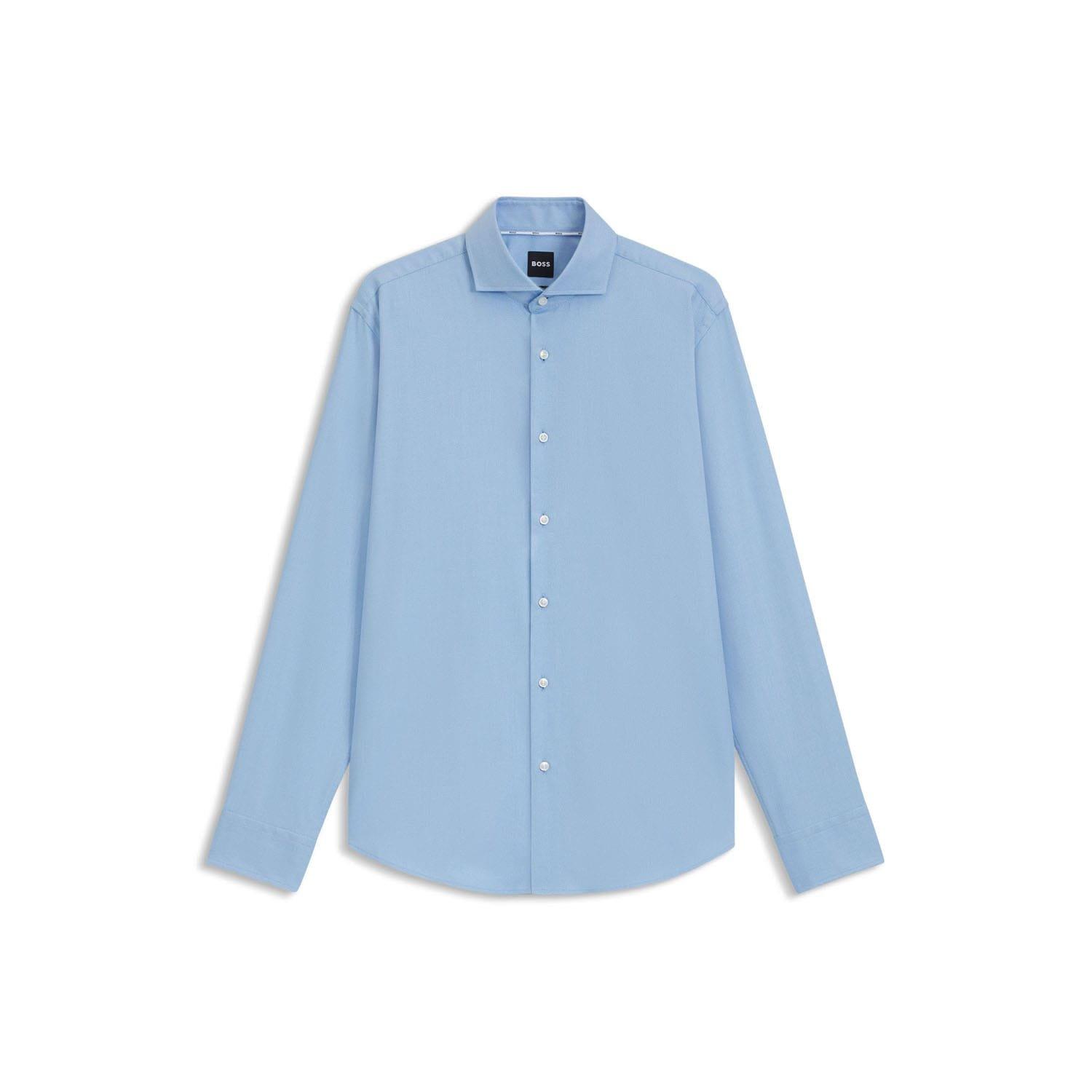 Light Blue - Boss - H-Joe-Spread-C1-222 Shirt - 5
