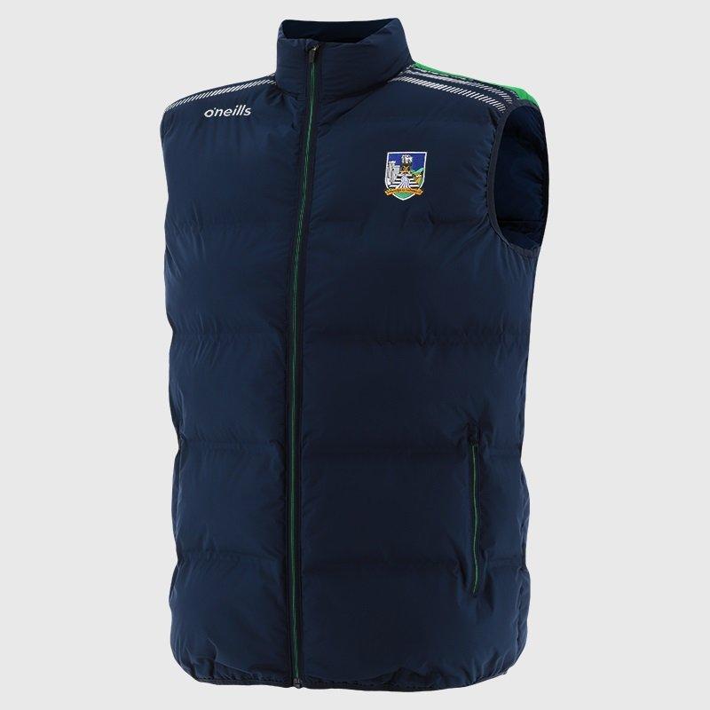 Marn/Gree/Wht - ONeills - Kids' Dynamo Limerick Thermal Padded Gilet - 1