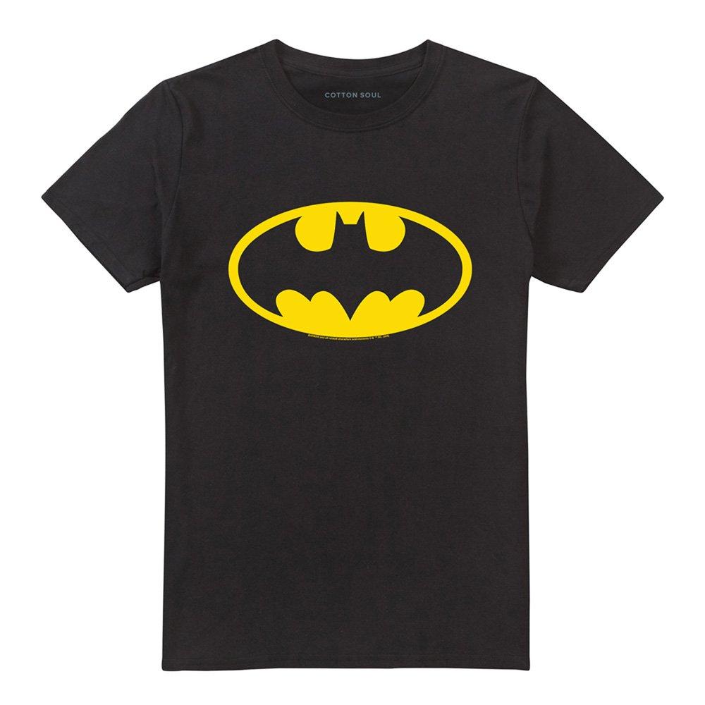 Black - Batman - Batman Logo Cotton Mens T-Shirt Black - 4