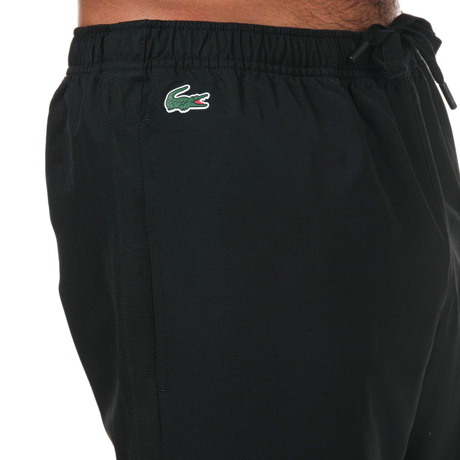 Black - Lacoste - Logo Tape Track Pants - 5