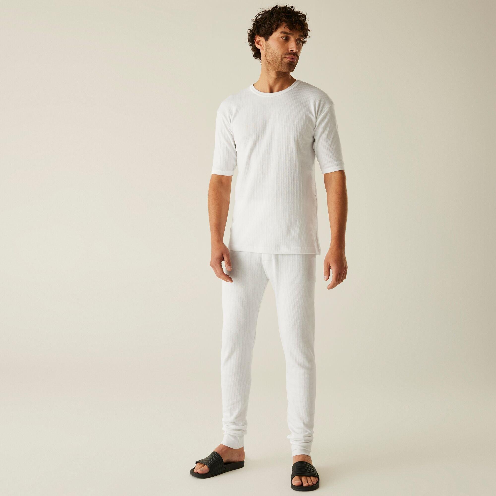 White - Regatta - Mens Short Sleeve Thermal Vest - 3