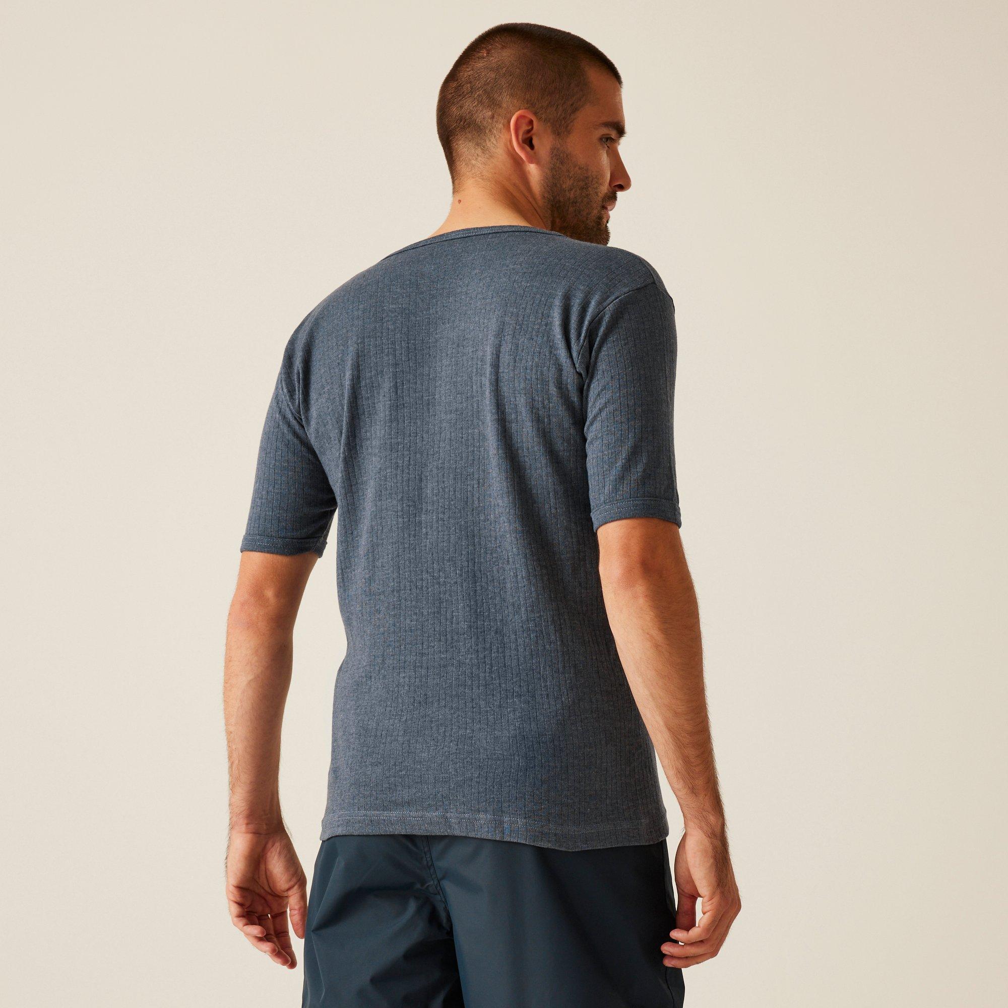 Denim Blue - Regatta - Mens Short Sleeve Thermal Vest - 2