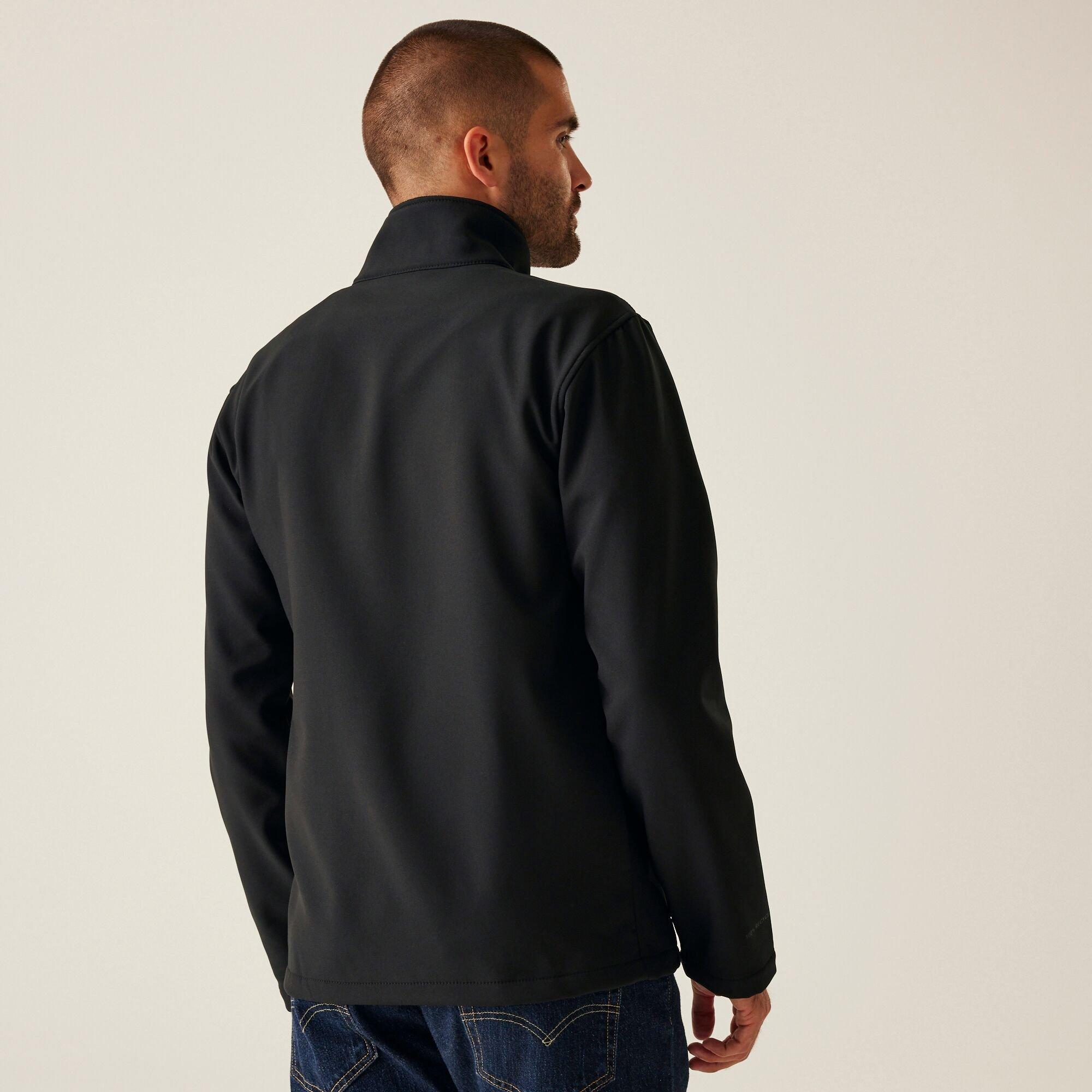 Black - Regatta - Mens H/M Softshell Jacket - 2