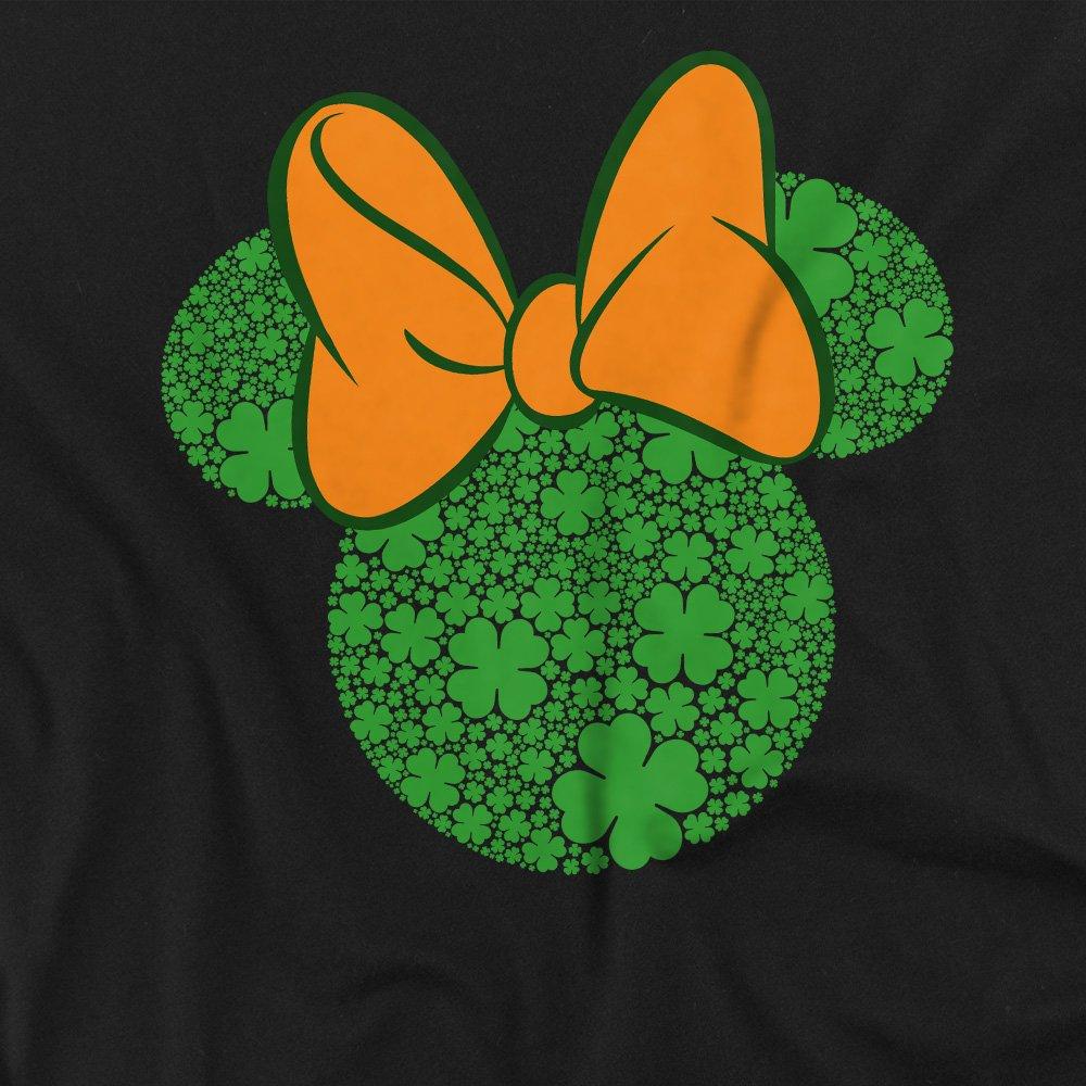 Black - Minnie Mouse - Minnie Mouse St PatrickS Day Shamrock Ears T-Shir - 2
