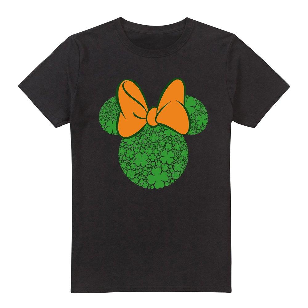 Black - Minnie Mouse - Minnie Mouse St PatrickS Day Shamrock Ears T-Shir - 4
