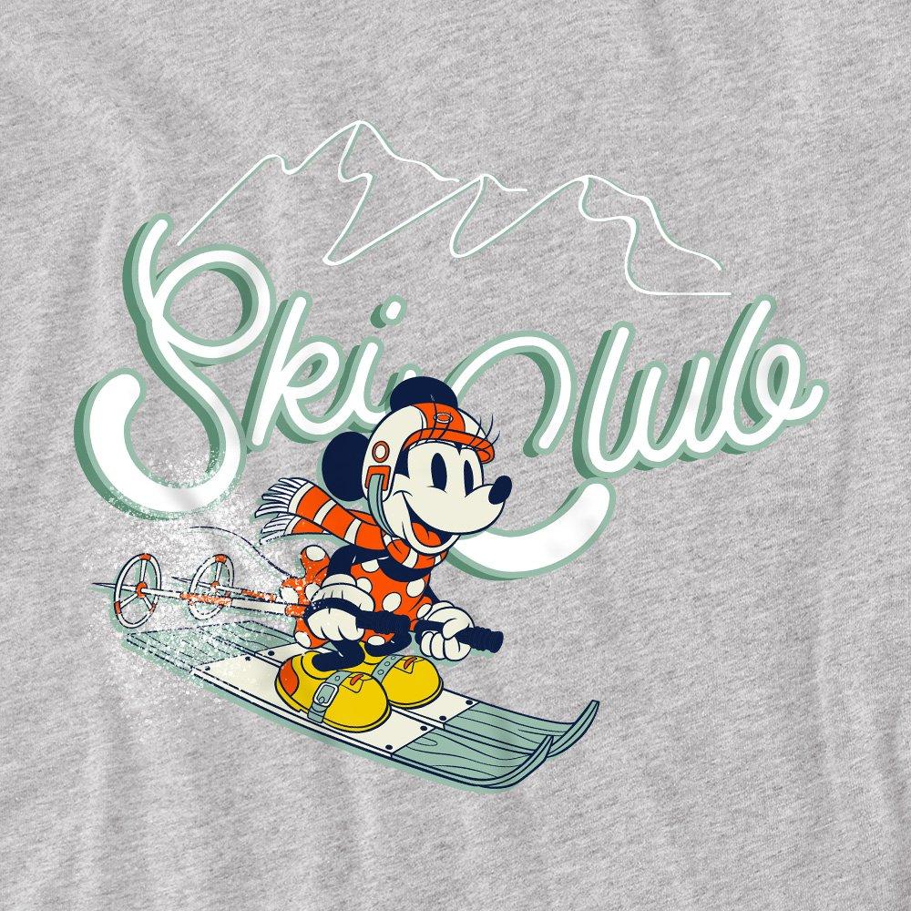 Grey - Minnie Mouse - Minnie Mouse Ski Club T-Shirt Grey - 2