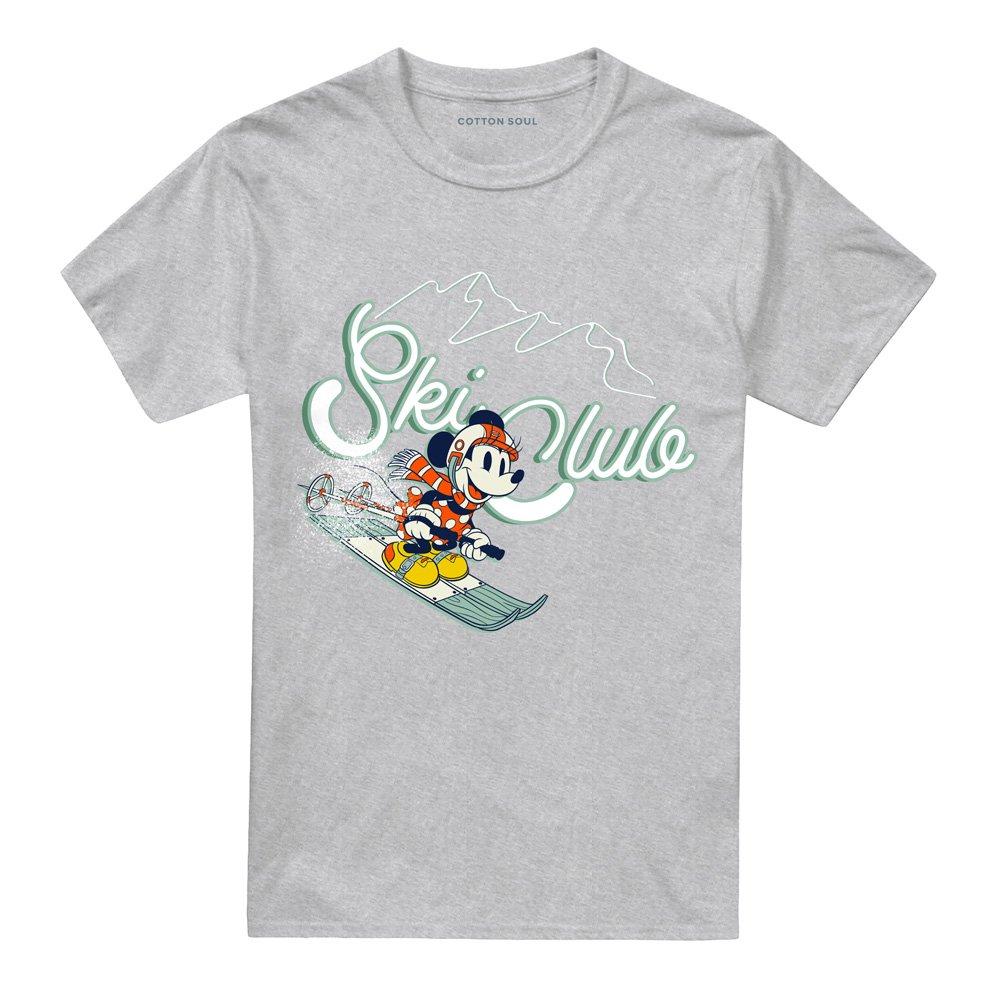 Grey - Minnie Mouse - Minnie Mouse Ski Club T-Shirt Grey - 4