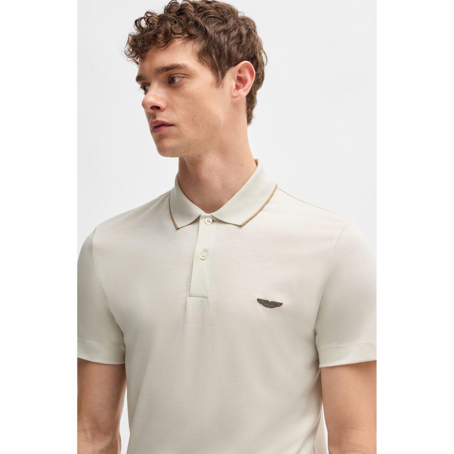 White - Boss - Aston Martin Polo Shirt - 3