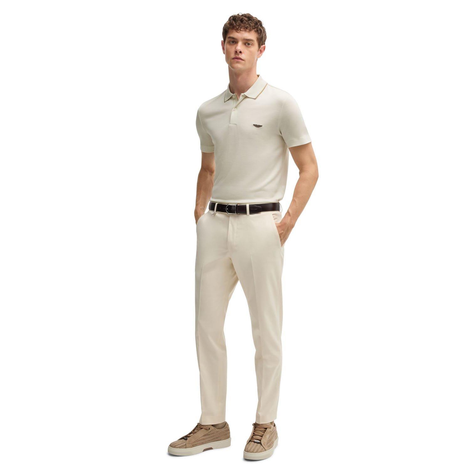 White - Boss - Aston Martin Polo Shirt - 4